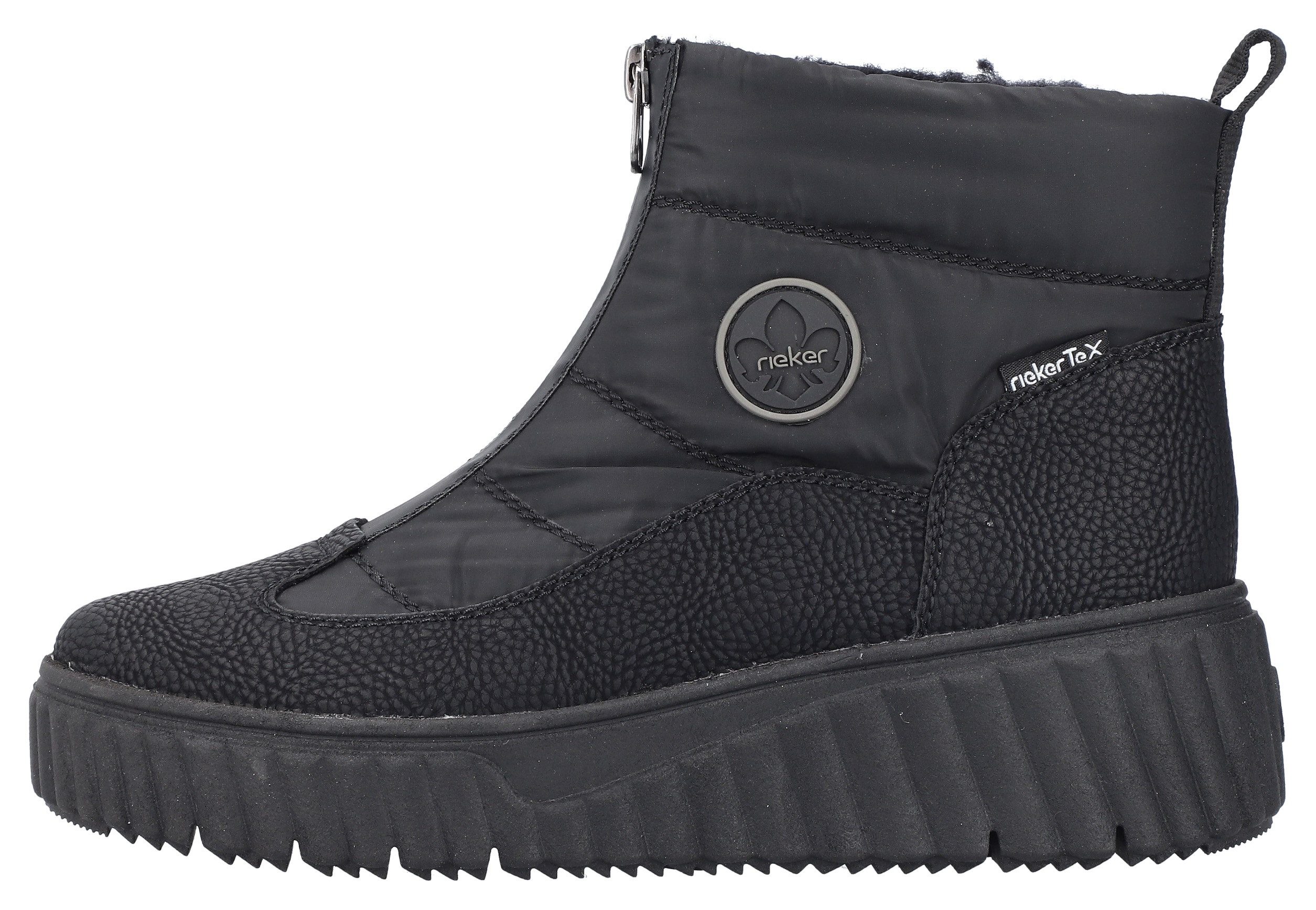 Rieker Winterlaarzen , outdoorlaarzen, snowboots met ritssluiting op de wreef