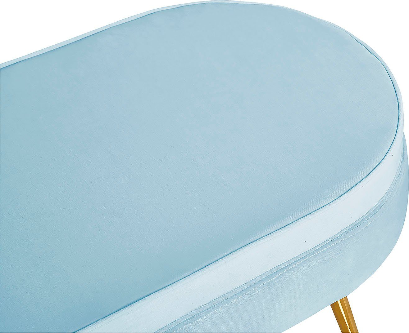 SalesFever Hocker Clam ovaal, breedte 99 cm