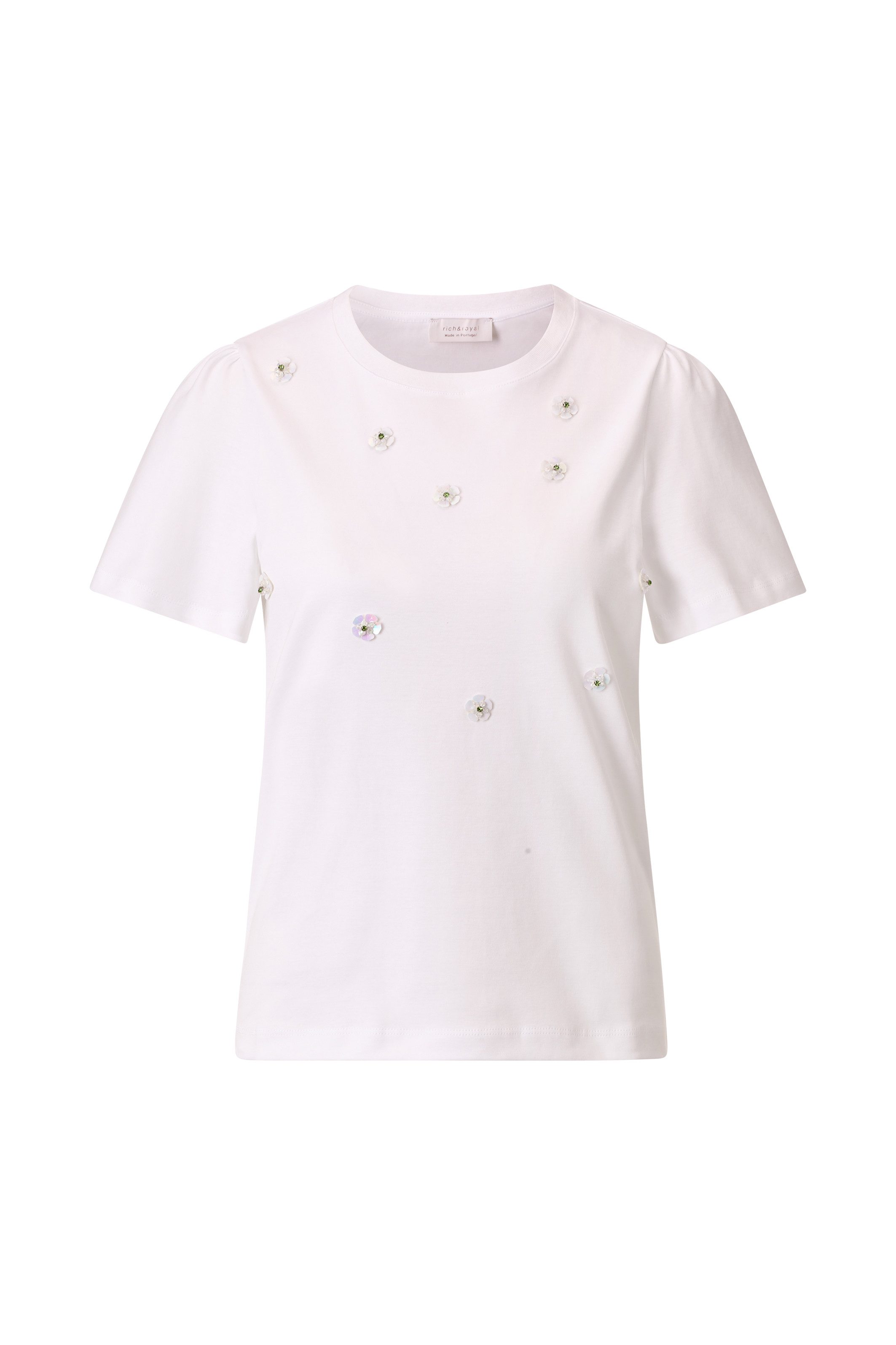 Rich & Royal Shirt met korte mouwen Met een ronde hals