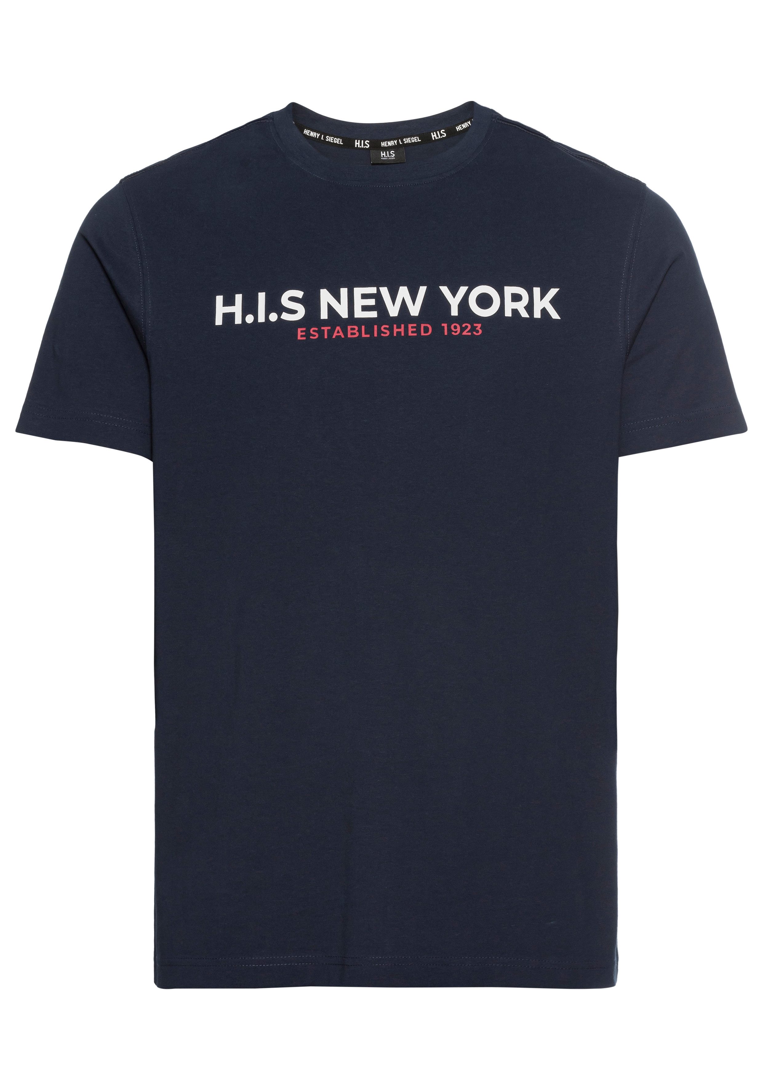 H.I.S T-shirt Met grote frontprint