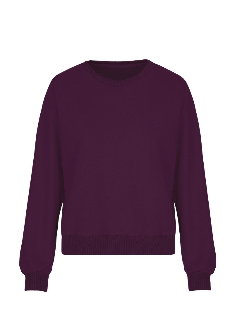 Trigema Sweatshirt TRIGEMA dun sweatshirt