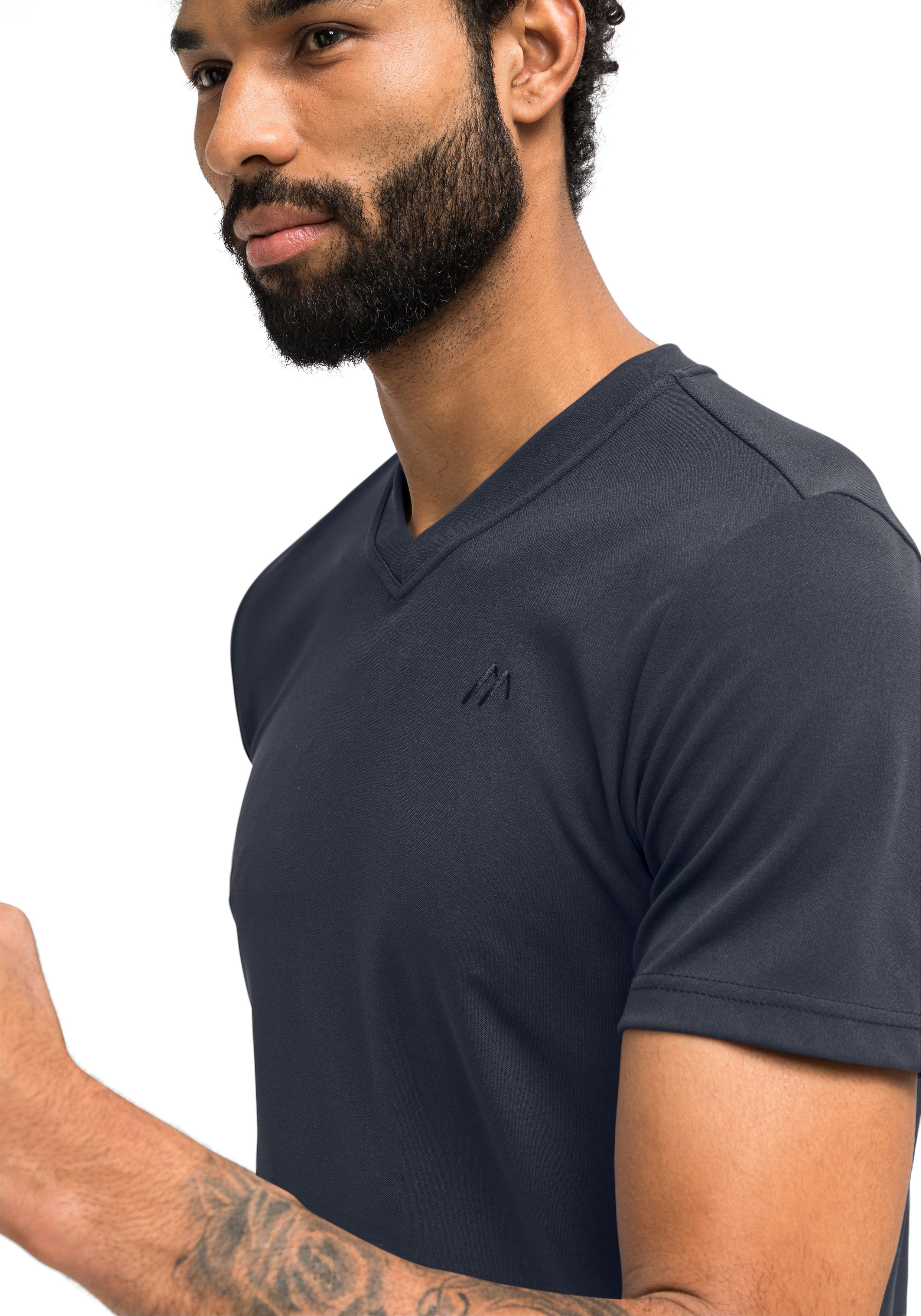 Maier Sports Functioneel shirt WALI Heren T-shirt, sneldrogend vrijetijdsshirt, regular fit