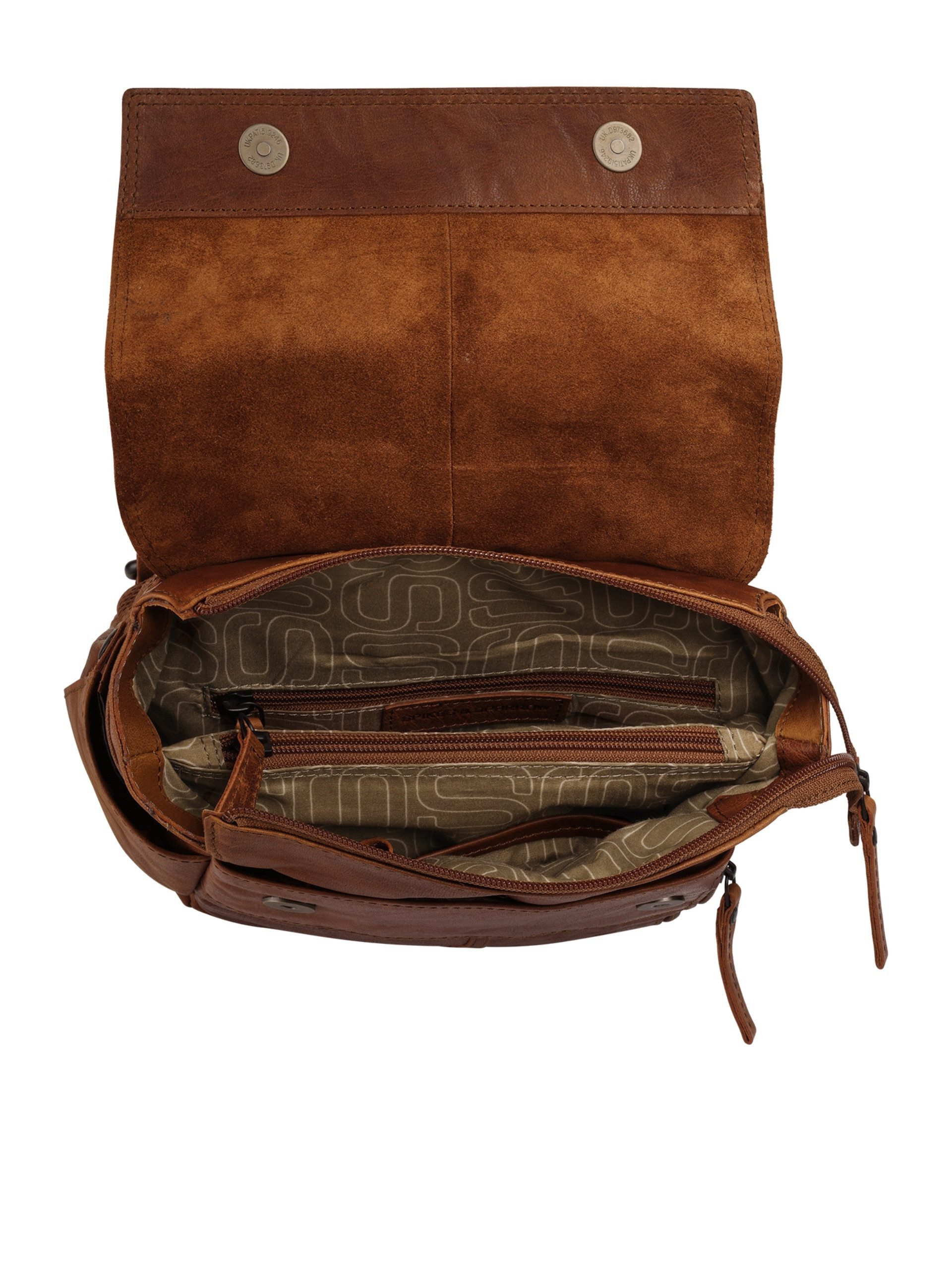 Spikes & Sparrow Laptoprugzak echt leder