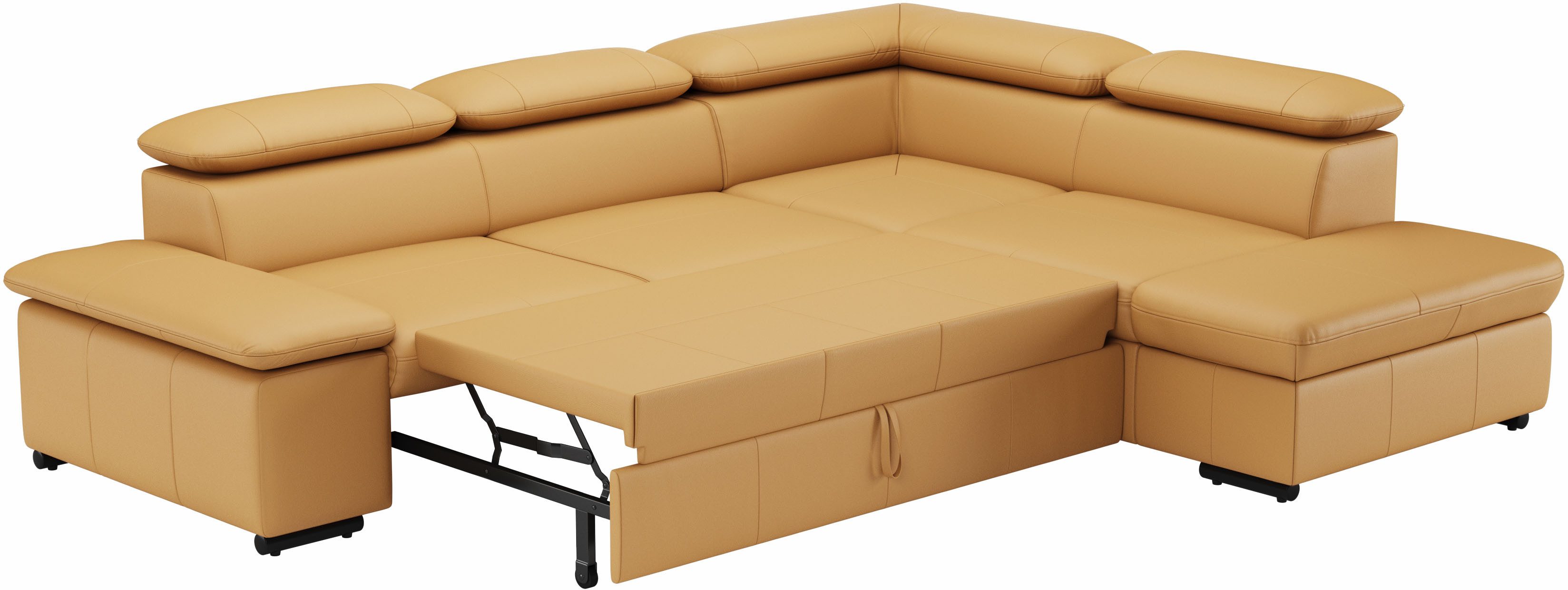 sit&more Hoekbank Alcudia L-vorm met armverstelling, optionele hoofdeindverstelling en bedfunctie