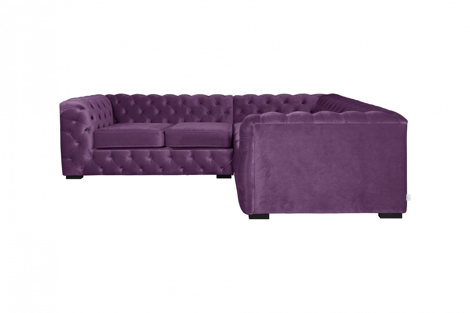 Guido Maria Kretschmer Home&Living Chesterfield-bank KALINA L-vorm hoogwaardig chesterfield design, zeer hoogwaardige afwerking