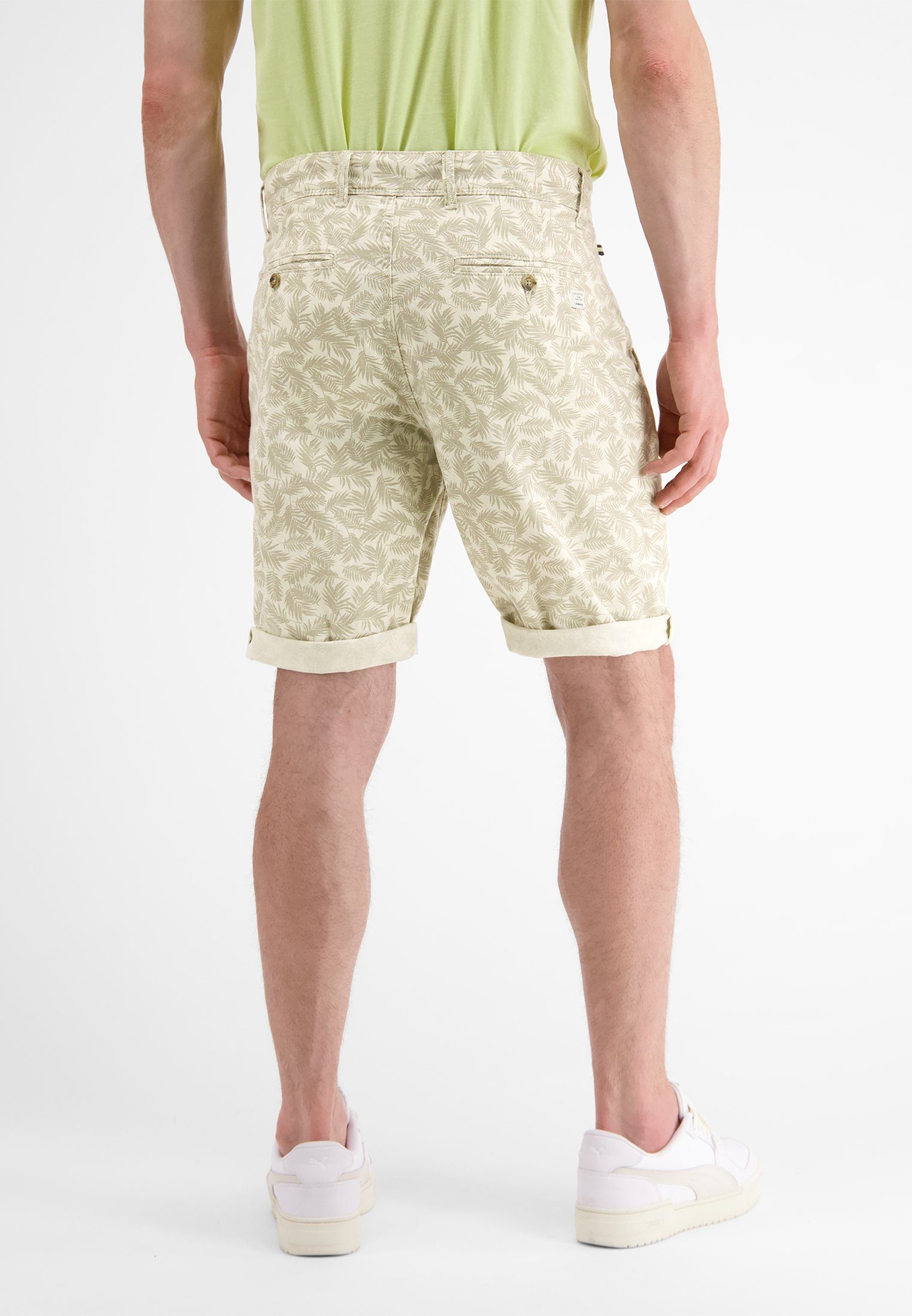 Lerros Chino-short LERROS chino bermuda *bladeren*