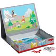 haba spel magnetspiel-box, welt der tiere multicolor