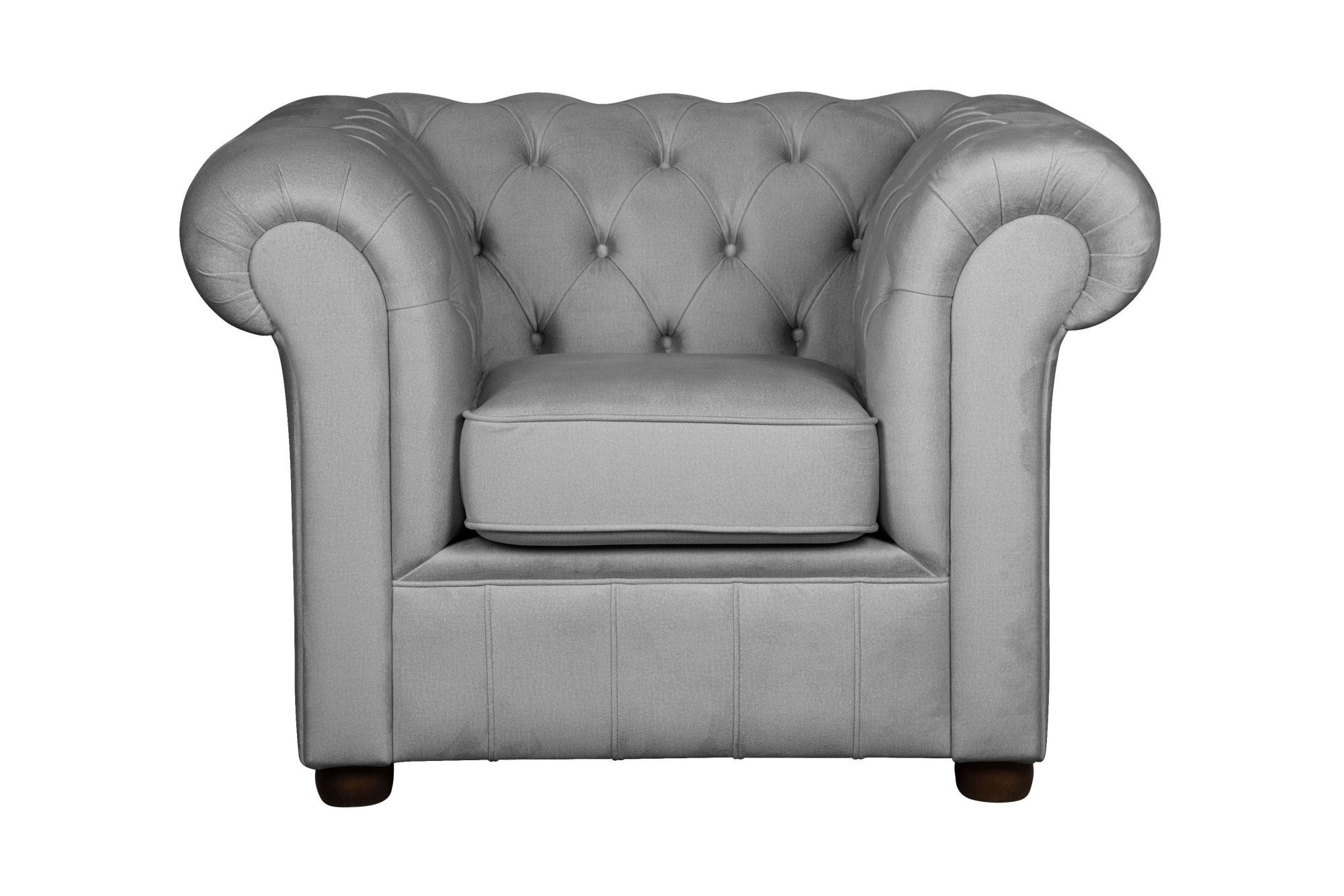 Home affaire Fauteuil CHARENTE, Chesterfield, golfsysteem, afmetingen B/D/H: 105/89/74 cm