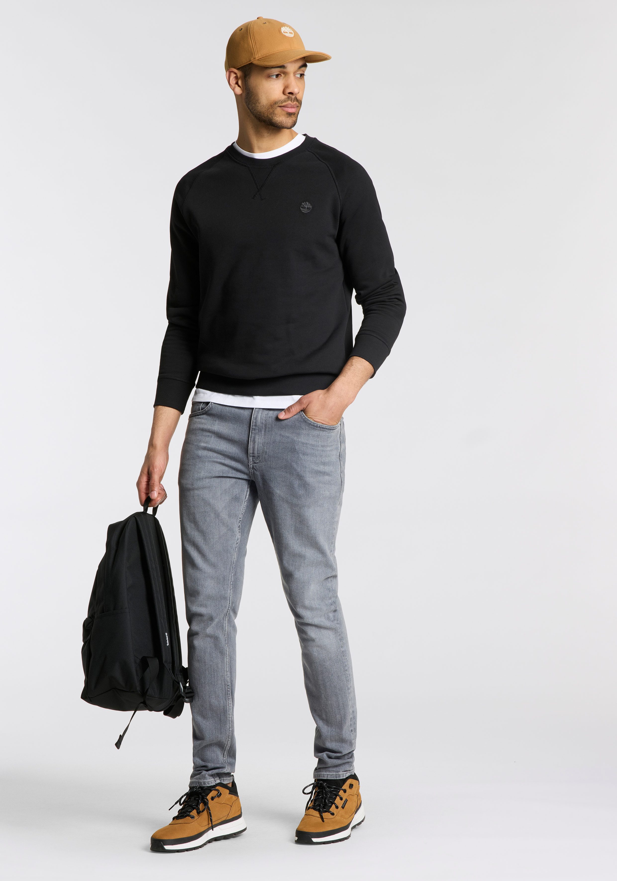 Timberland Sweatshirt EXETER RIVER BRUSHED BACK CREW SWEA (1-delig)