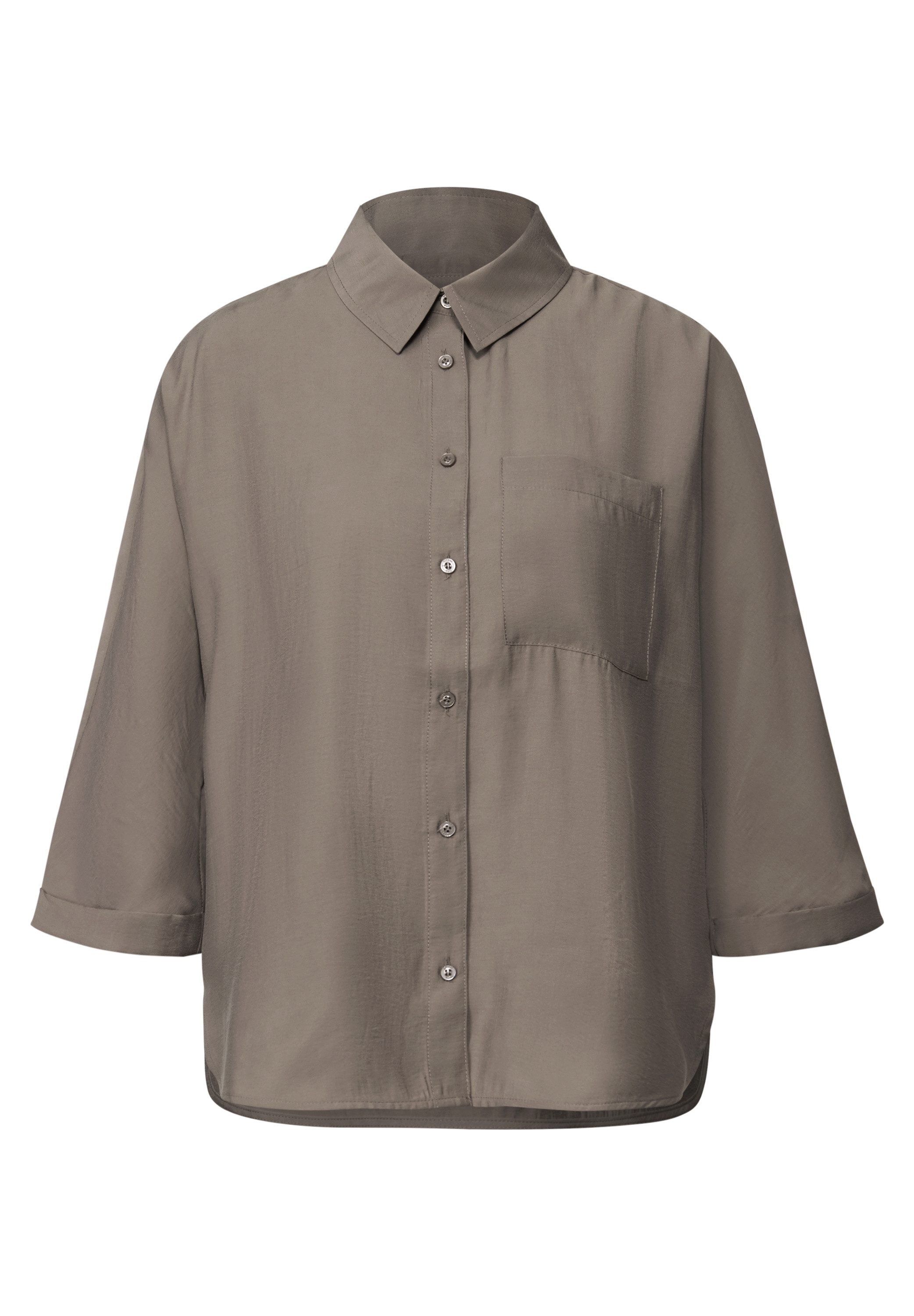 STREET ONE Overhemdblouse met borstzak