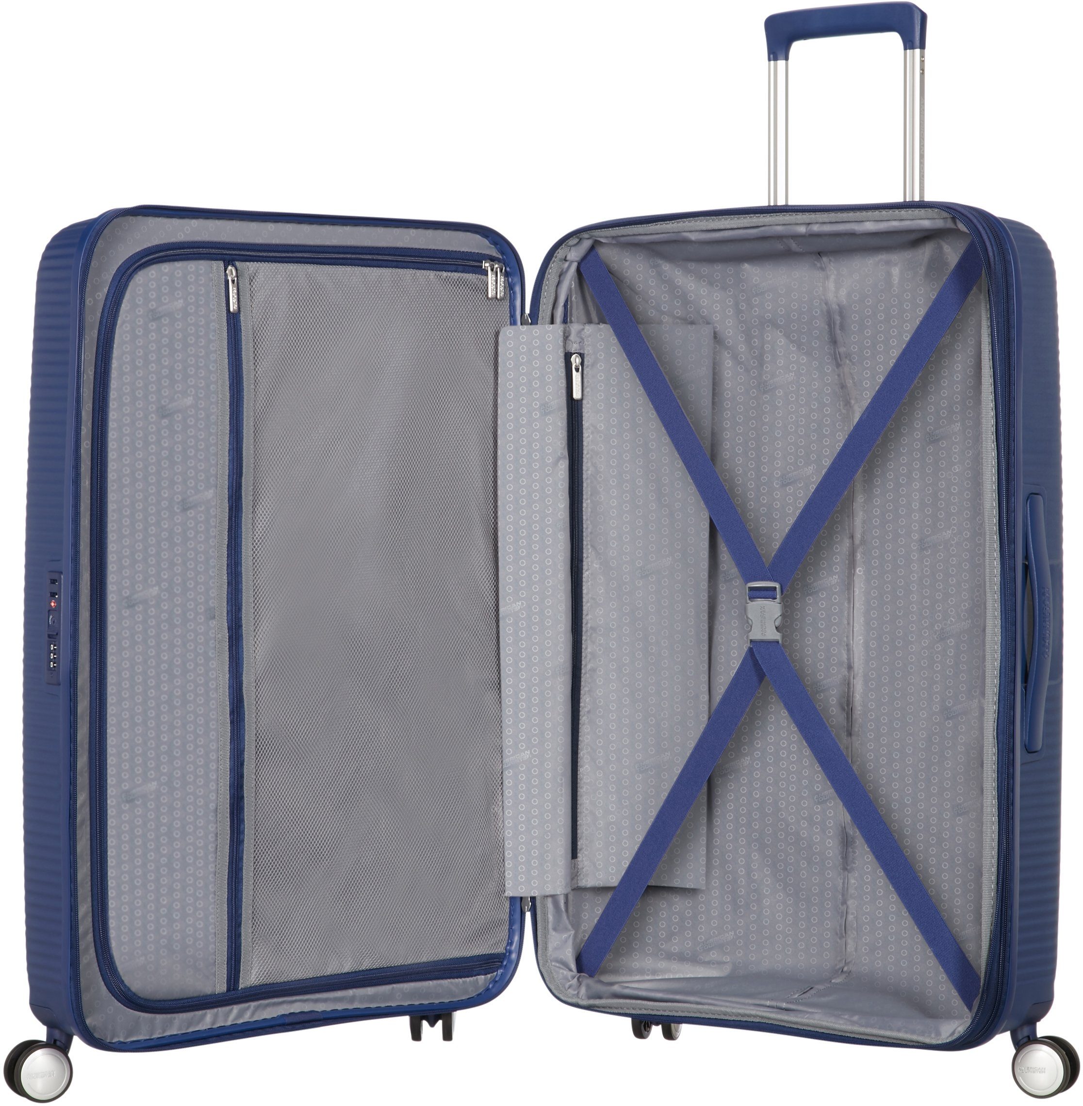 American Tourister® Hardshell-trolley SOUNDBOX 55 Handbagage-koffer reis bagage volumevergroting TSA-cijferslot