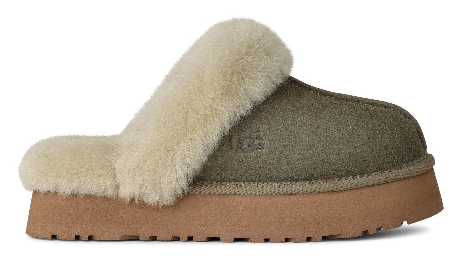 UGG Pantoffels DISQUETTE Huisslippers, huisschoen, klomp met trendy plateau