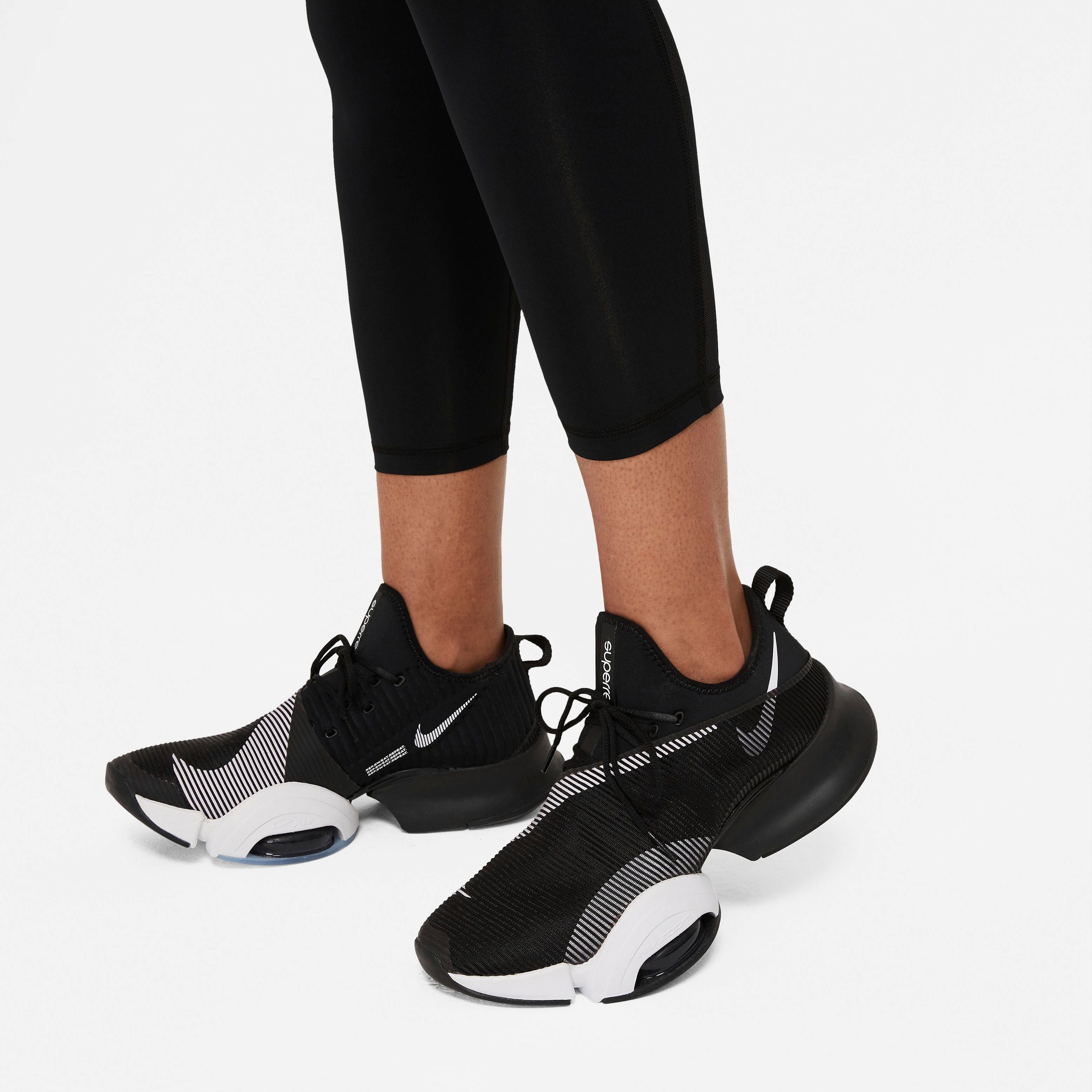 Nike Trainingstights PRO WOMEN'S HIGH-WAISTED / MESH PANEL LEGGINGS