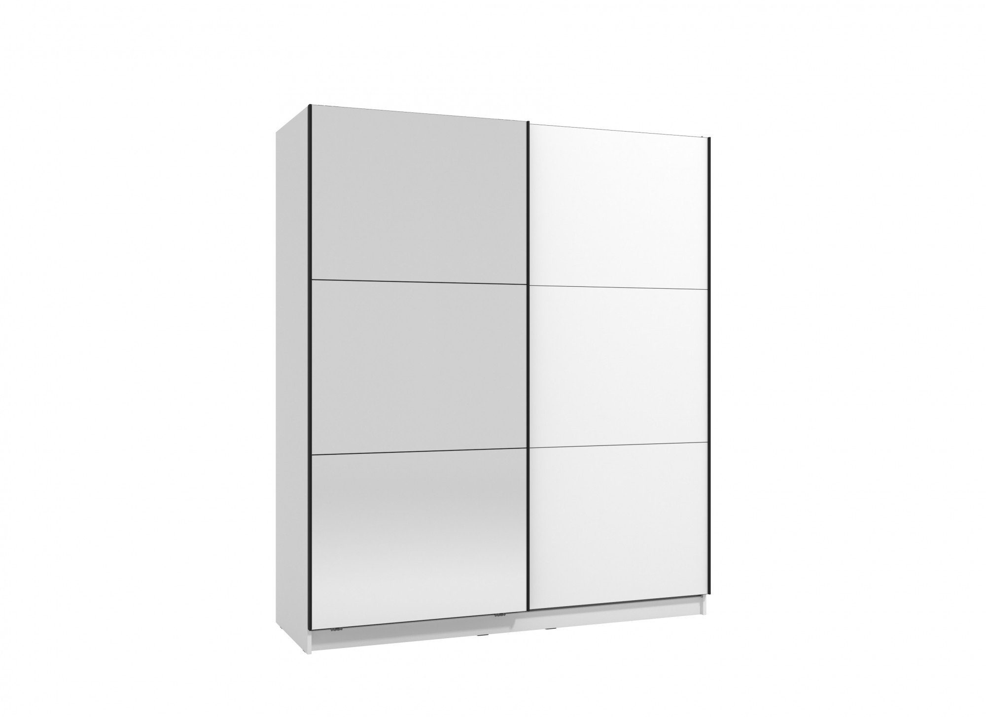 INOSIGN Zweefdeurkast Sierra kledingkast met spiegel linnenkast garderobe Topseller INCLUSIEF interne indeling, FSC®-gecertificeerd, OTTOs Choice