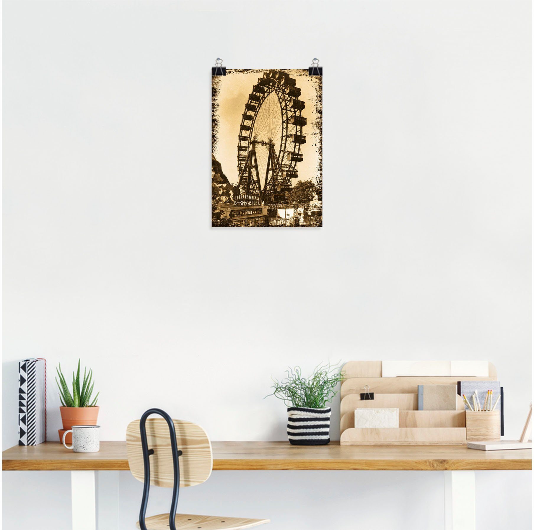 Artland Artprint Wenen - Prater als artprint op linnen, poster in verschillende formaten maten