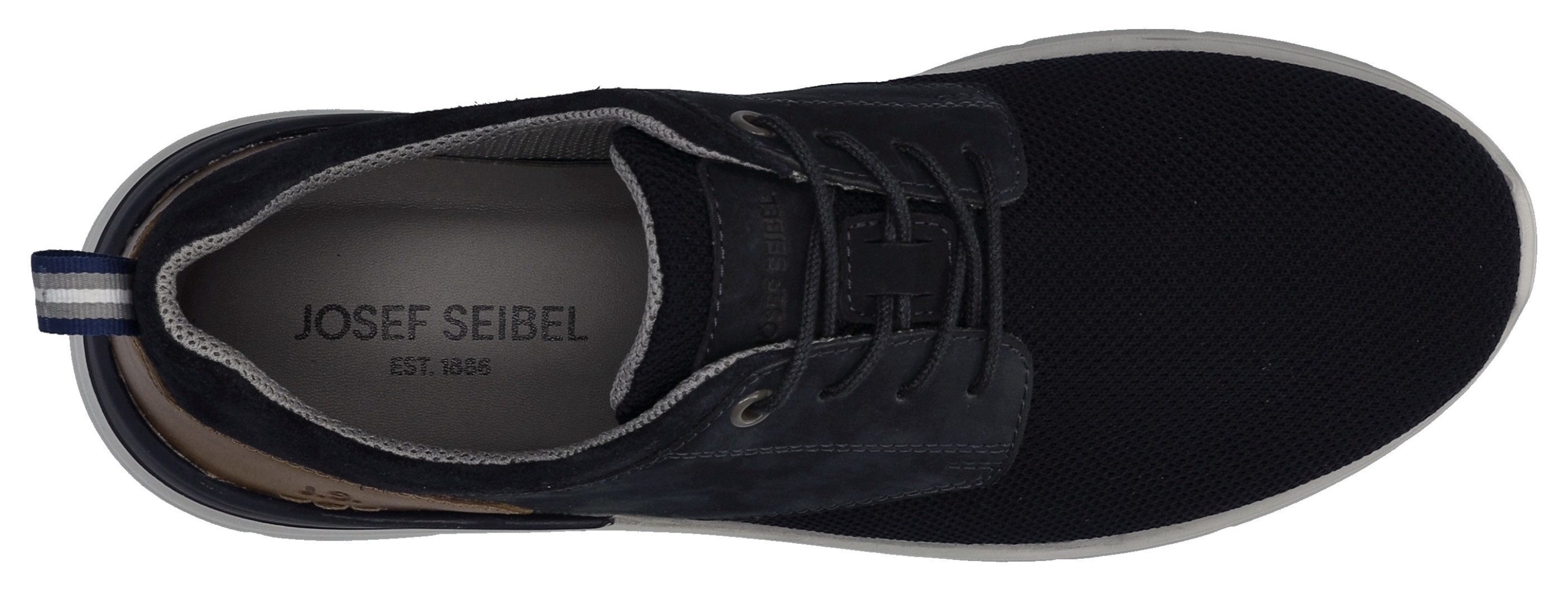 Josef Seibel Sneakers Wales 03 , instapschoen, slip-on sneaker, slipper met elastische veters