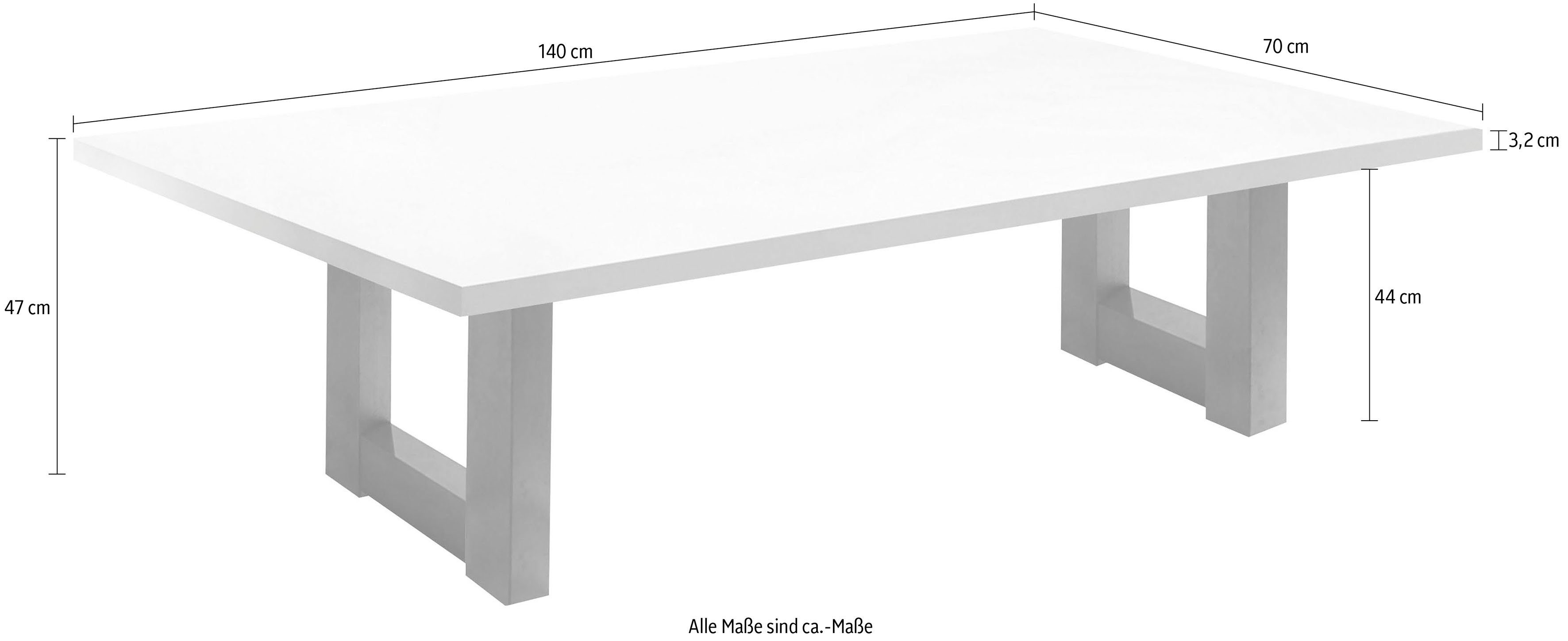 Mäusbacher Salontafel TOPSELLER! Tafel, U-frame