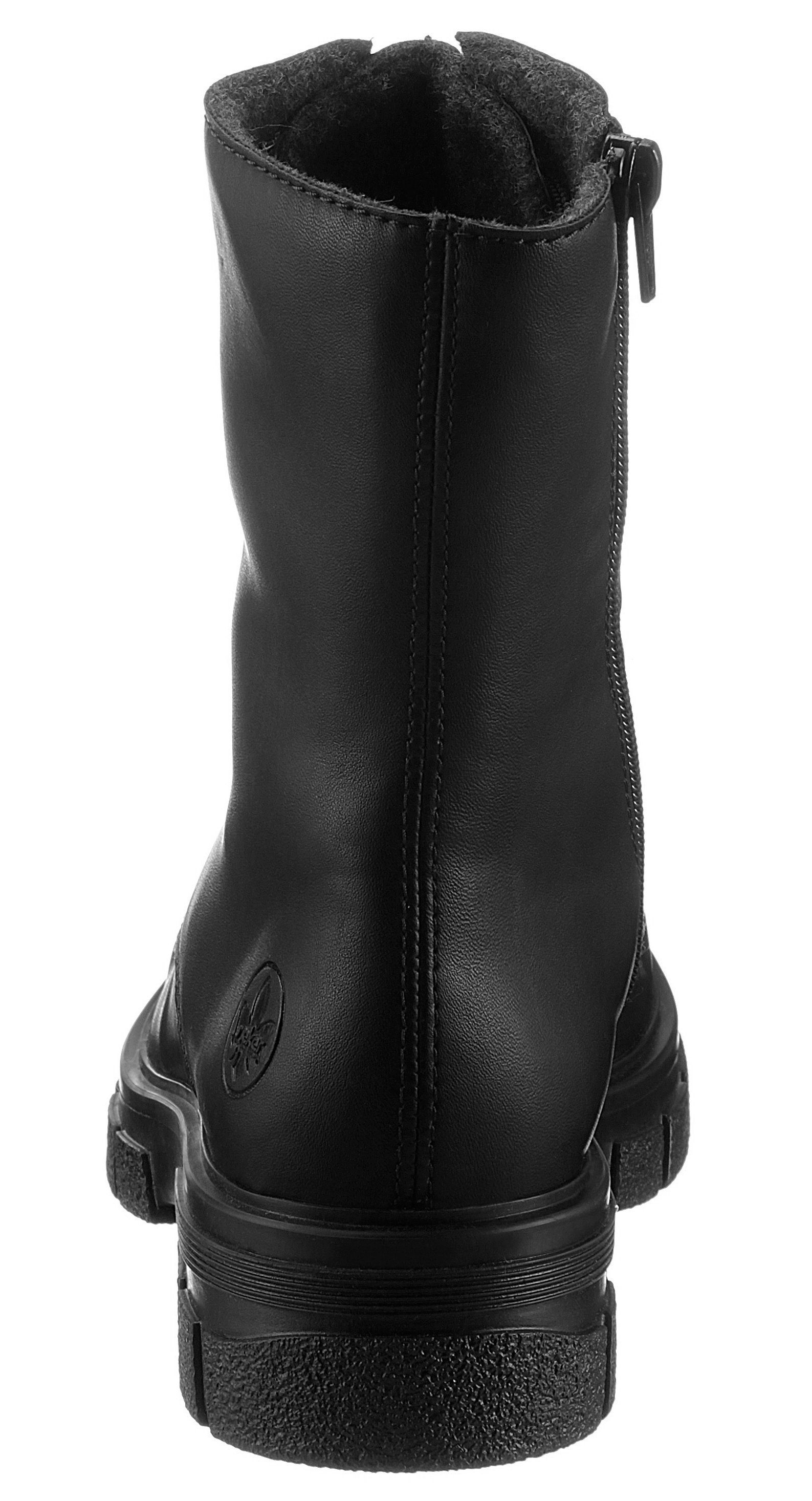 Rieker Hoge veterschoenen met stevige profielzool