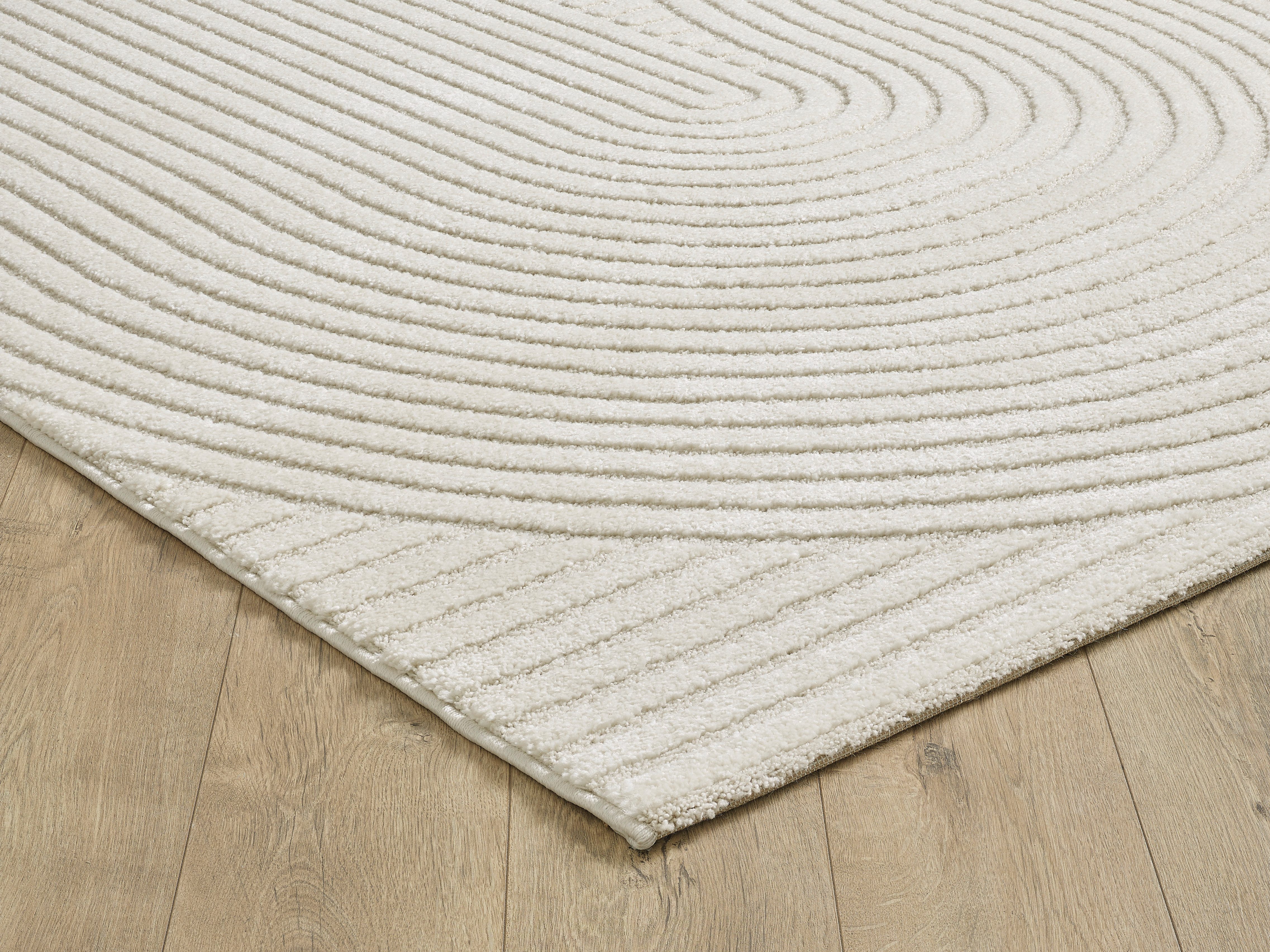 merinos Vloerkleed Elio moderne kortpolige tapijt met hoog-laag effect, 3d effect