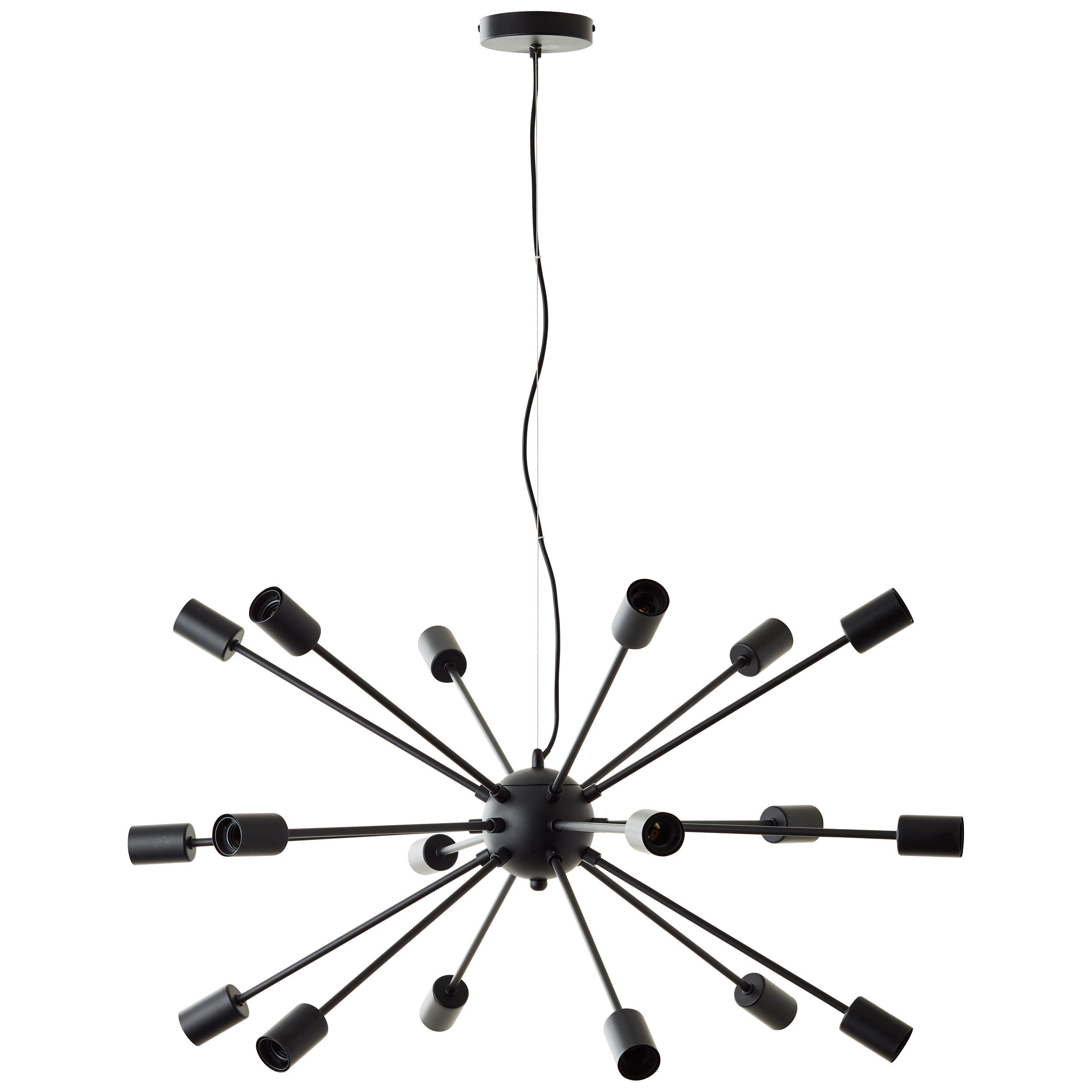 Brilliant Leuchten Hanglamp DREE Hoogte 140 cm, Ø 90,5 cm, E27, metaal