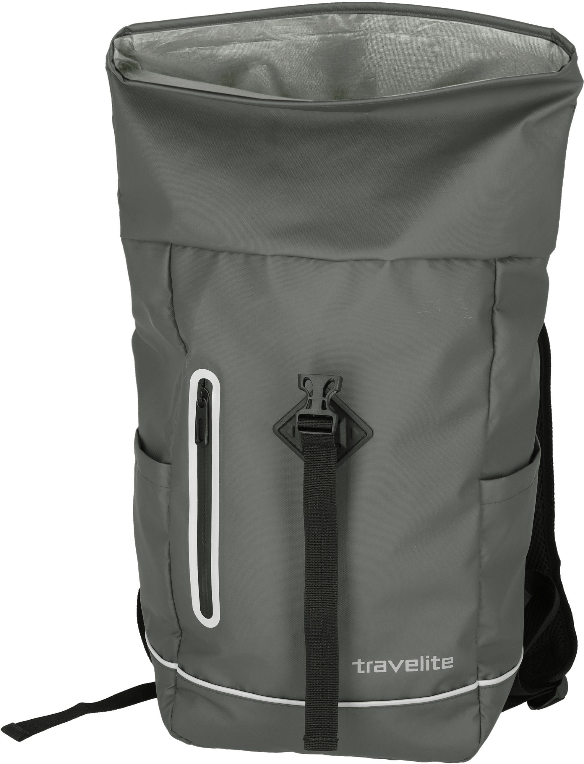 travelite Vrijetijdsrugzak BASICS roll-up rugzak zeil Wandelrugzak Reisrugzak Streetpack Werkrugzak