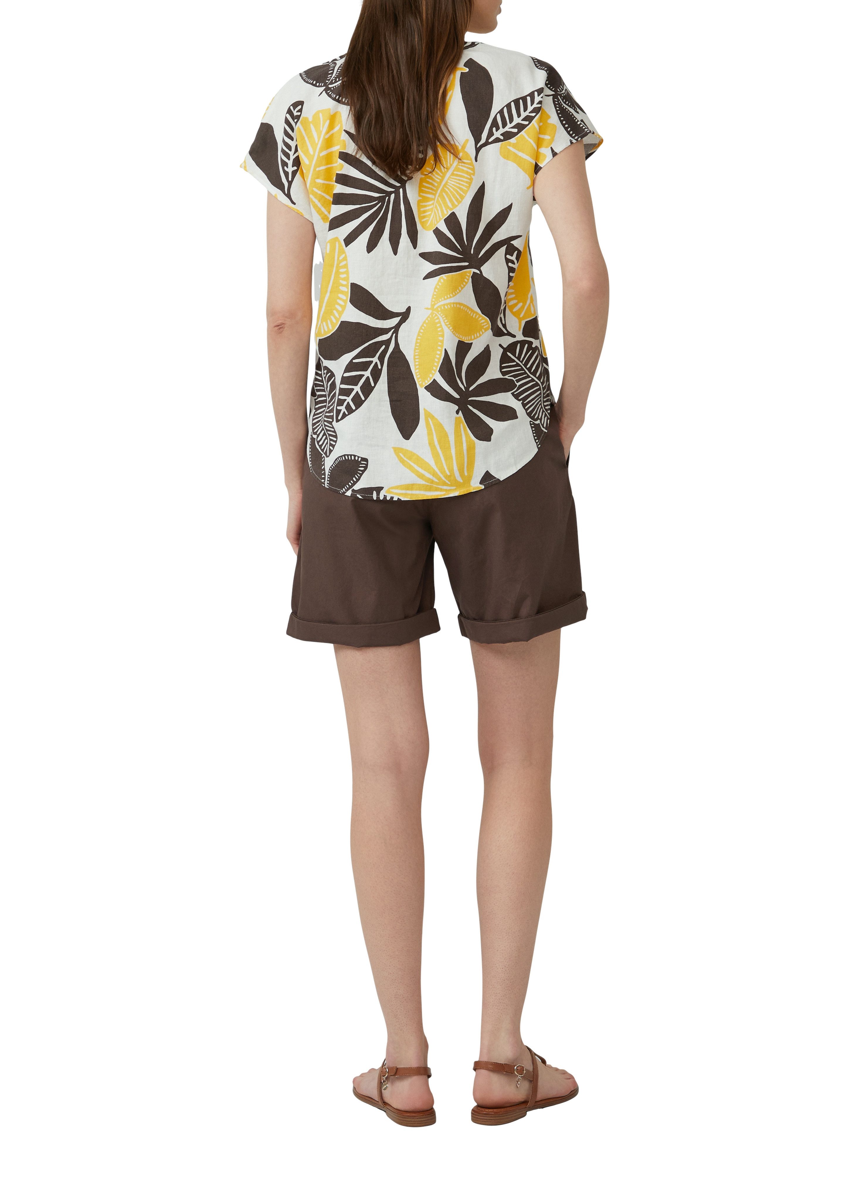 s.Oliver Blouse met korte mouwen met print all-over