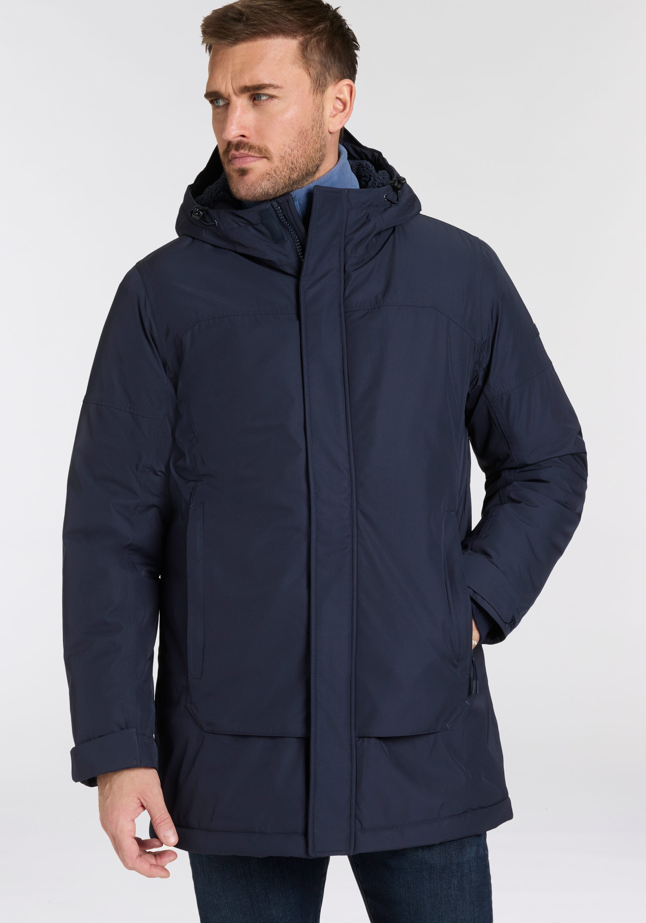 CMP Parka MAN PARKA FIX HOOD heren winterjassen maat 58 blauw