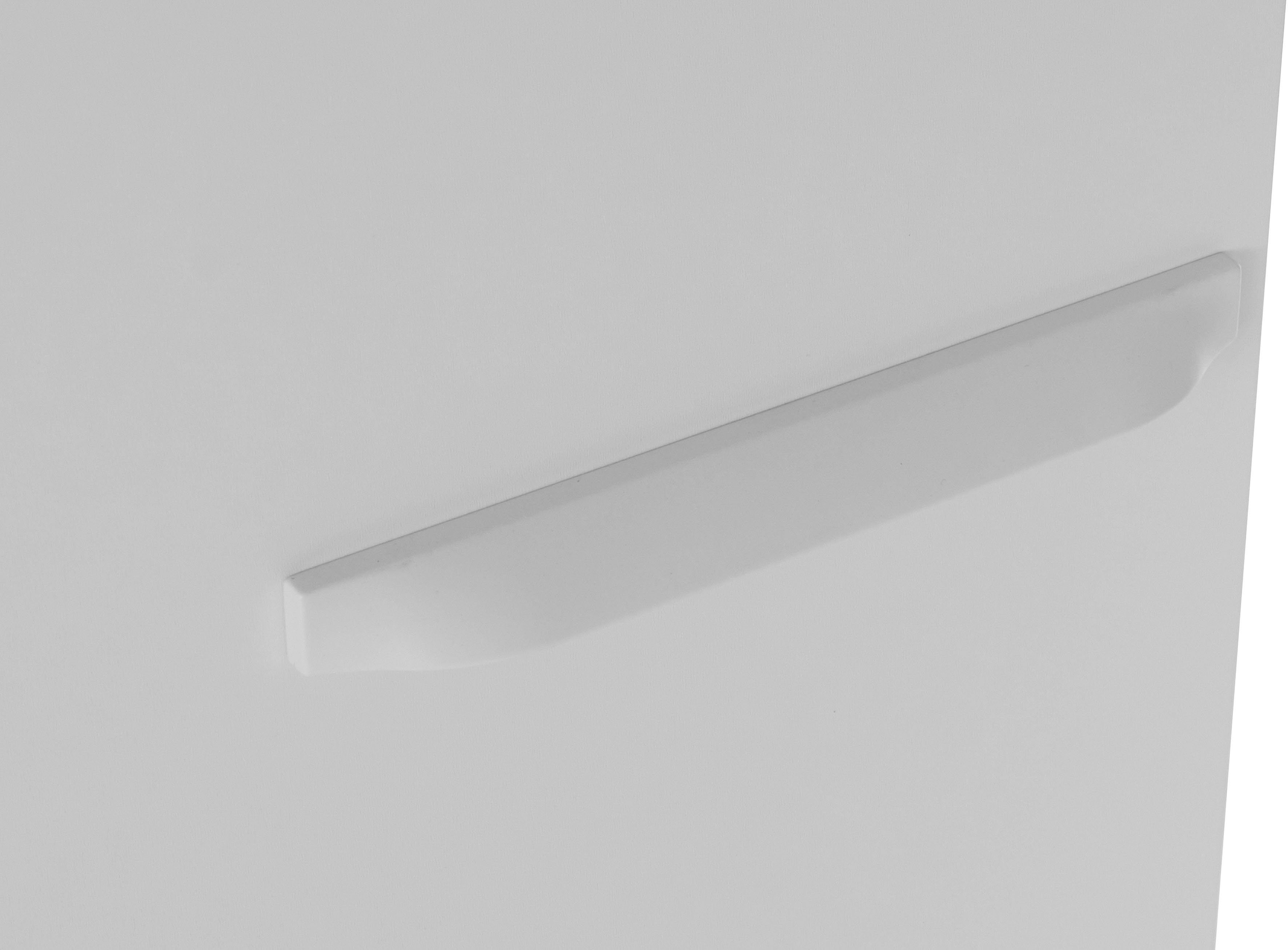 Draaideurkast Kledingkast VANDOR in drie breedtes, hoogte 197 cm, grepen in grijs metallic made in germany