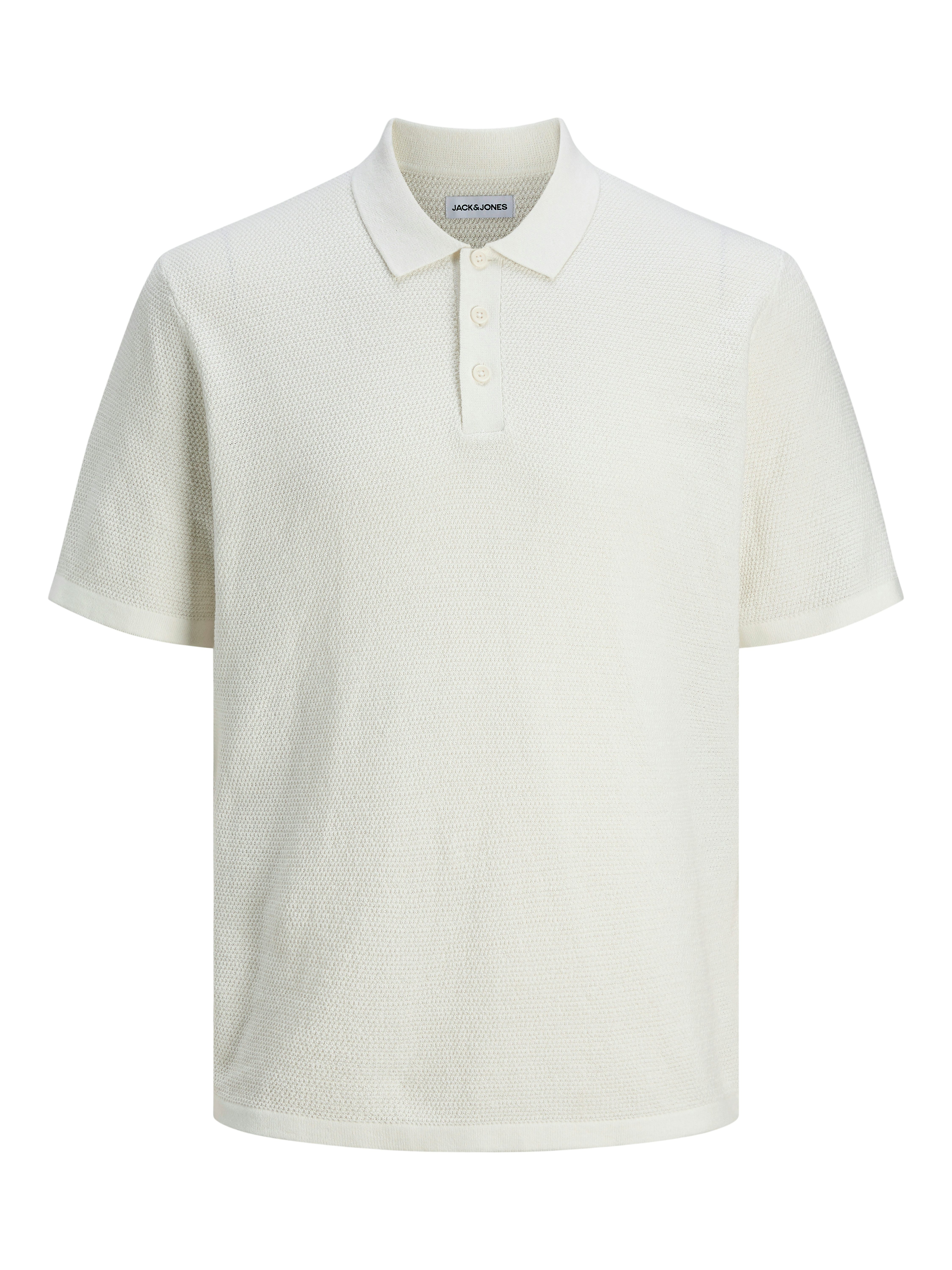 Jack & Jones Trui met korte mouwen JJEGEORGE KNIT POLO SS SN
