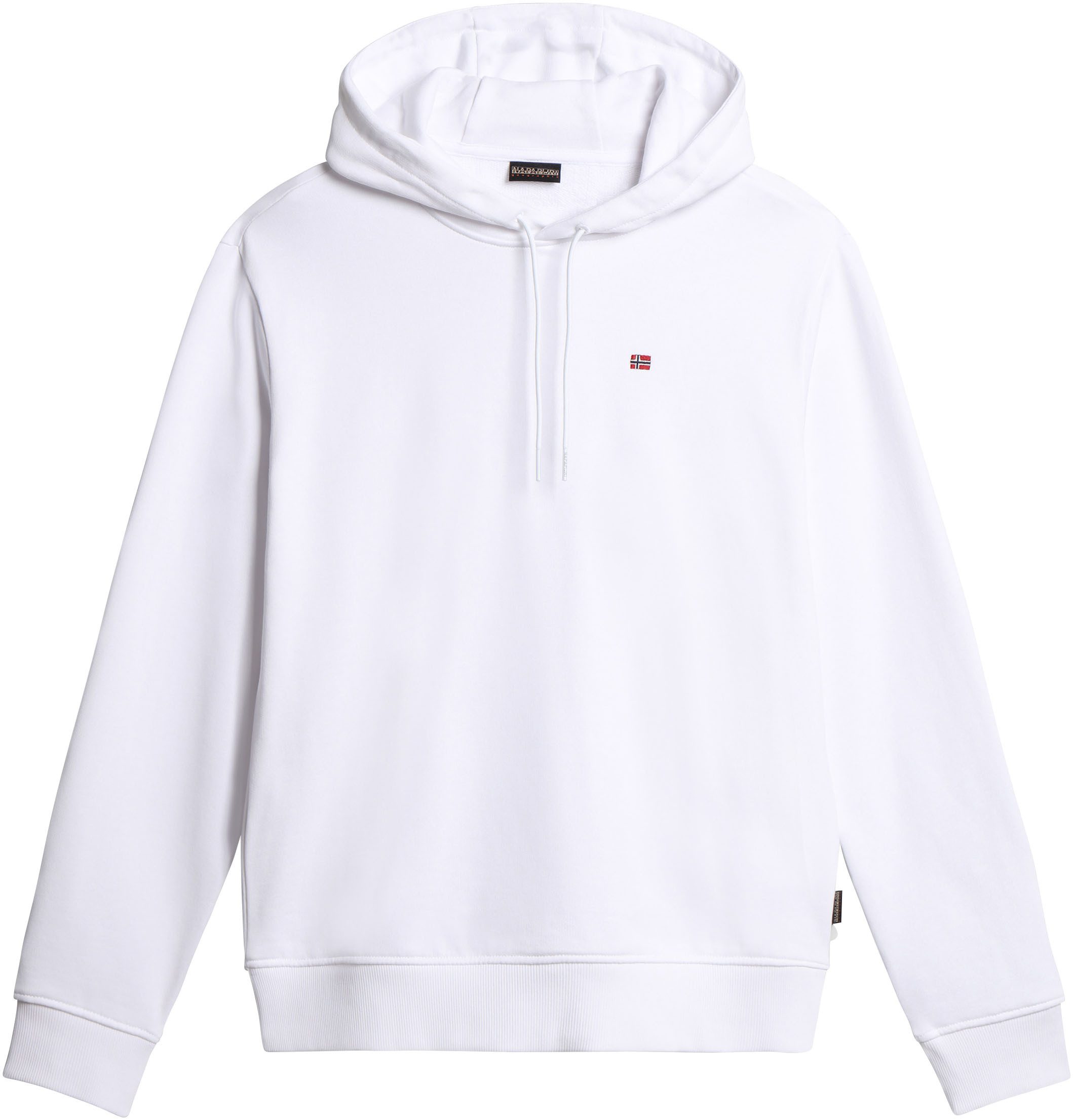 Napapijri Hoodie BALIS H SUM 002 Met merklabel aan de zijkant, met ribboorden aan de zoom en mouwen