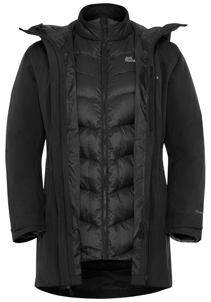 Jack Wolfskin Functioneel 3-in-1-jack ICECAPE 3IN1 DOWN JKT W RDS
