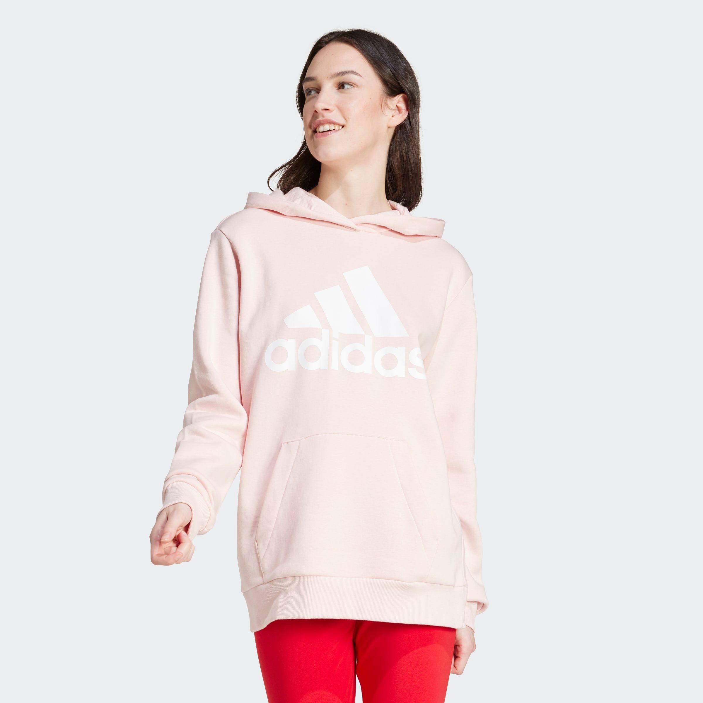 adidas Sportswear Hoodie W BL OV HD dames truien & sweaters maat XS roze
