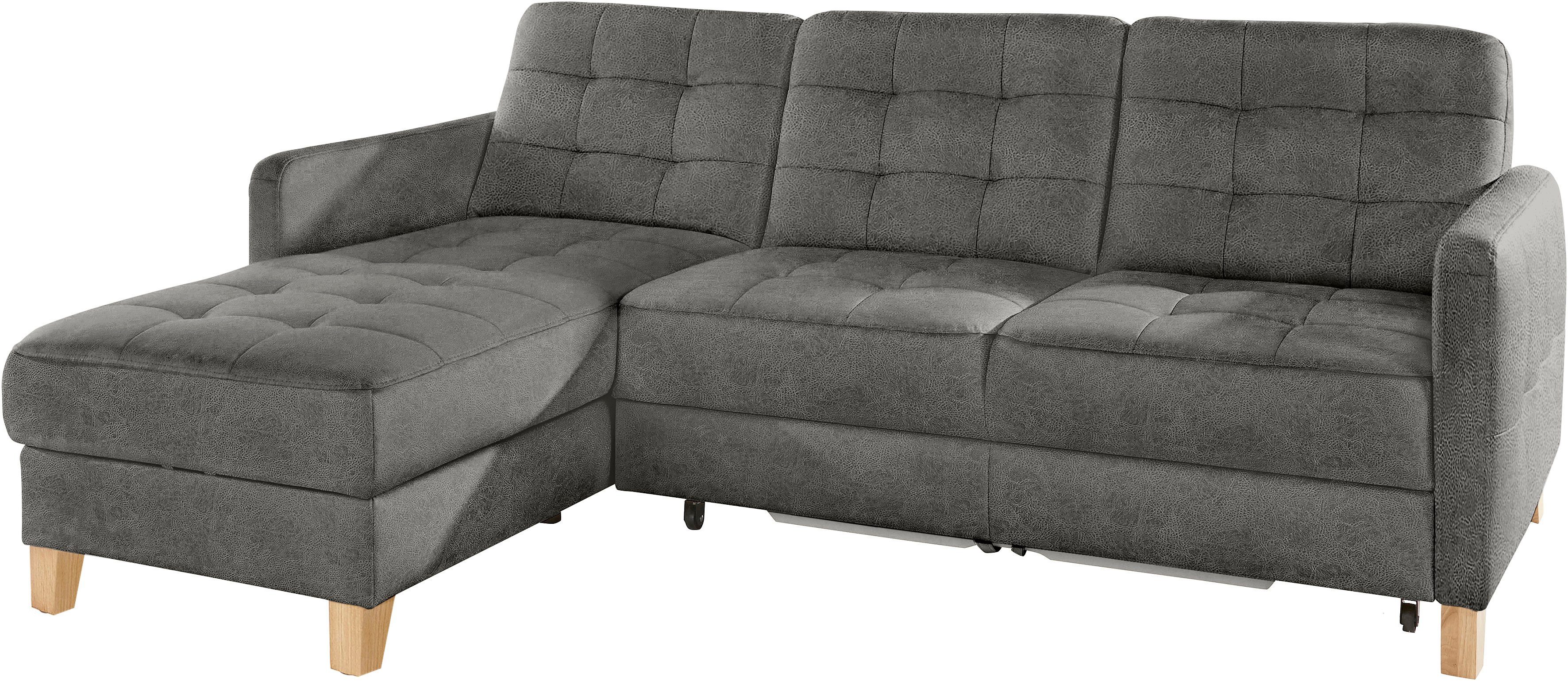 exxpo - sofa fashion Hoekbank Elio, compact en comfortabel, handig en tijdloos design, L-vorm