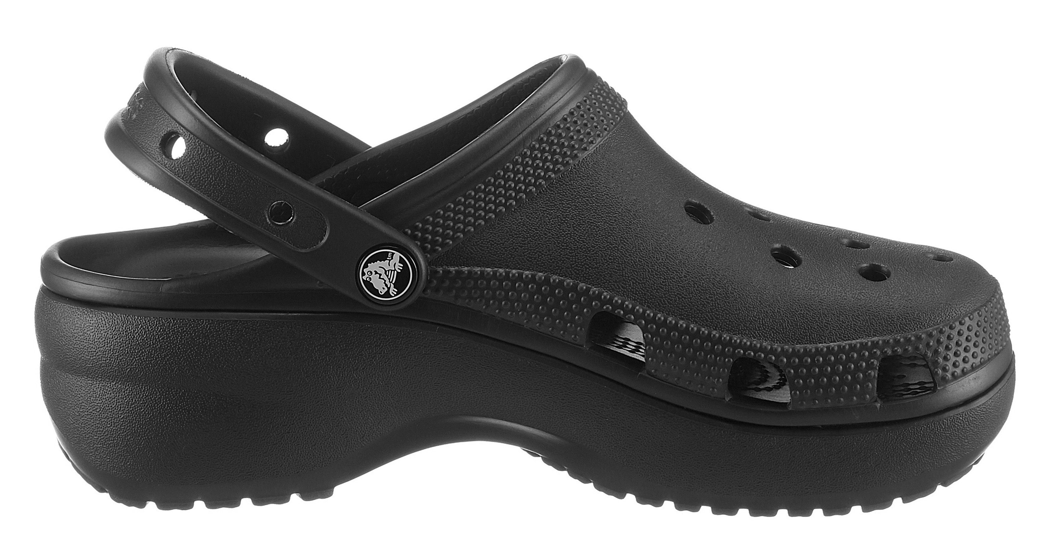 Crocs Clogs Classic Platform Clog W , plateau, zomerschoen, pantoffel, trendy plateauzool