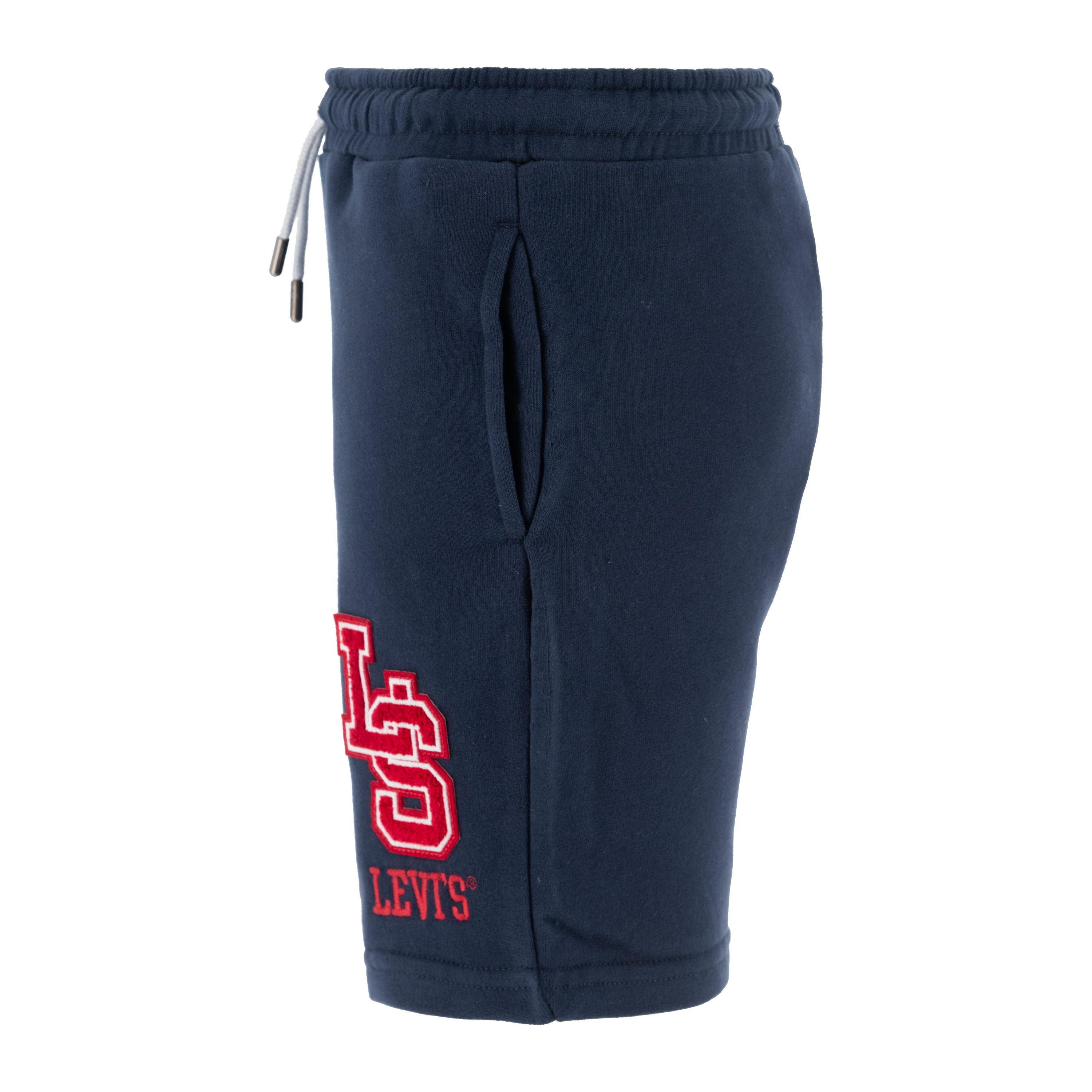 Levi's Kidswear Sweatshort LVB MONOGRAM SHORTS met badge en logo-borduurwerk
