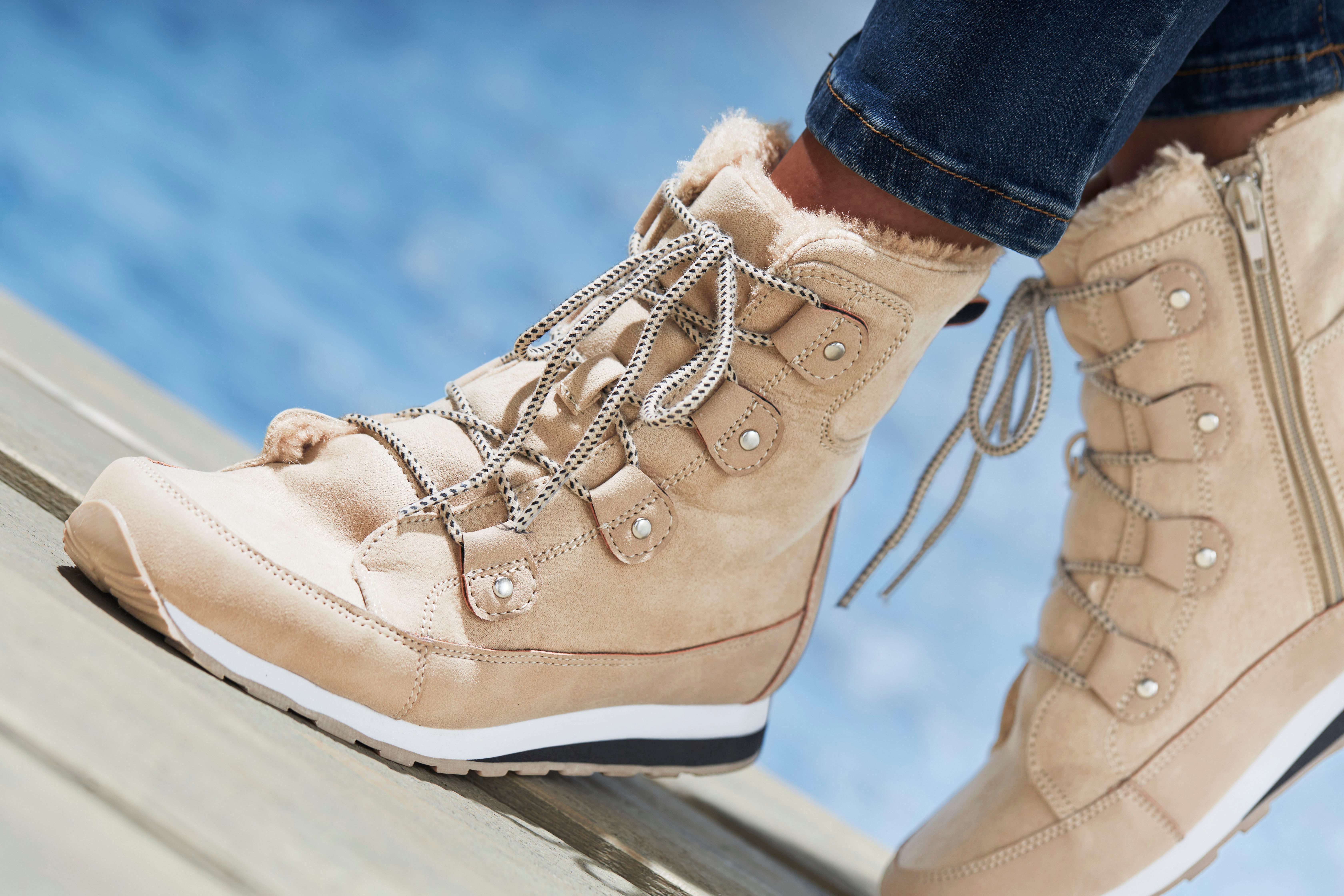 Vivance Laarsjes met warm voering, winterlaarzen, laarzen, boots vegan