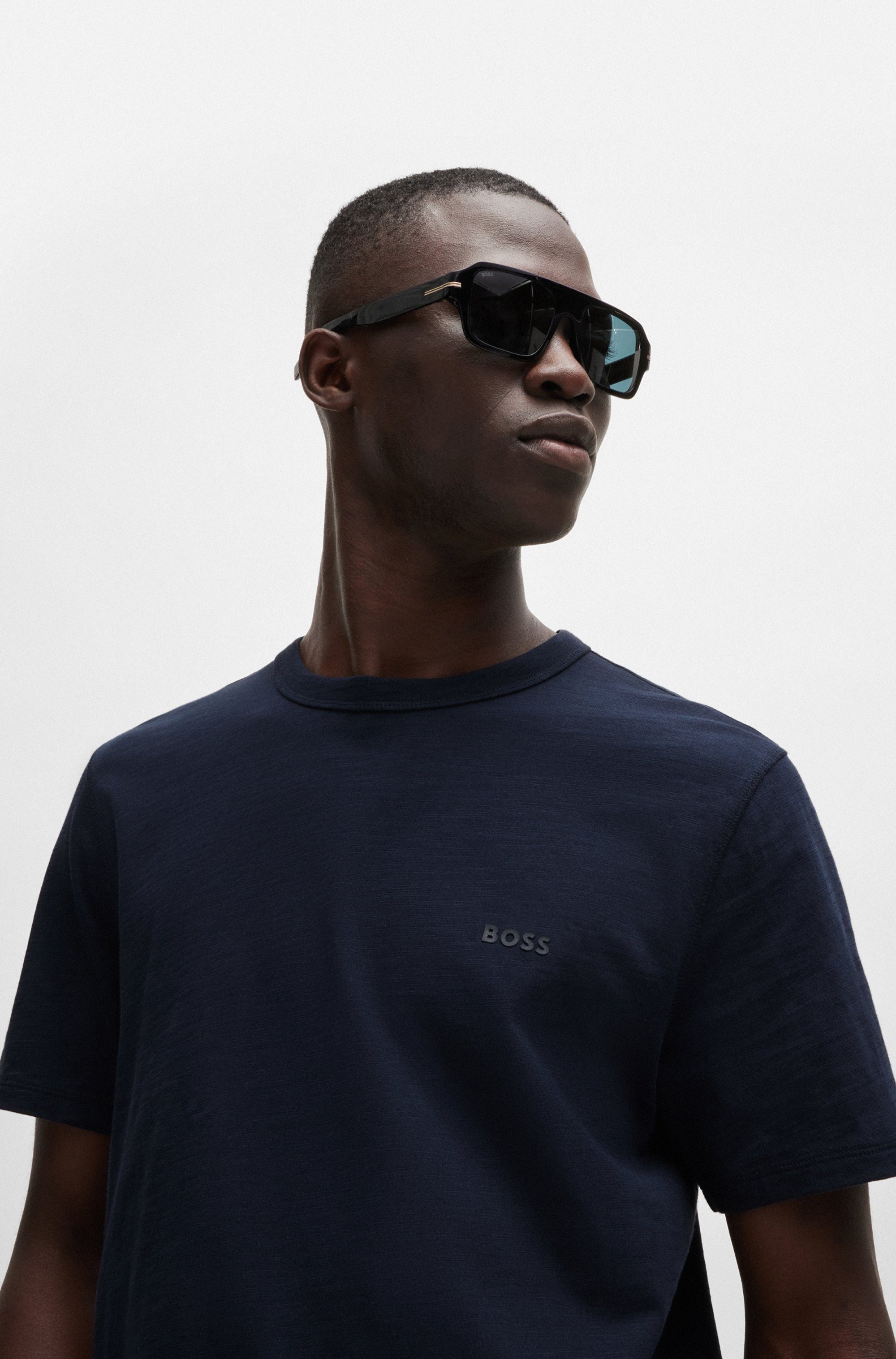 Boss Orange T-shirt Tegood met een ronde hals