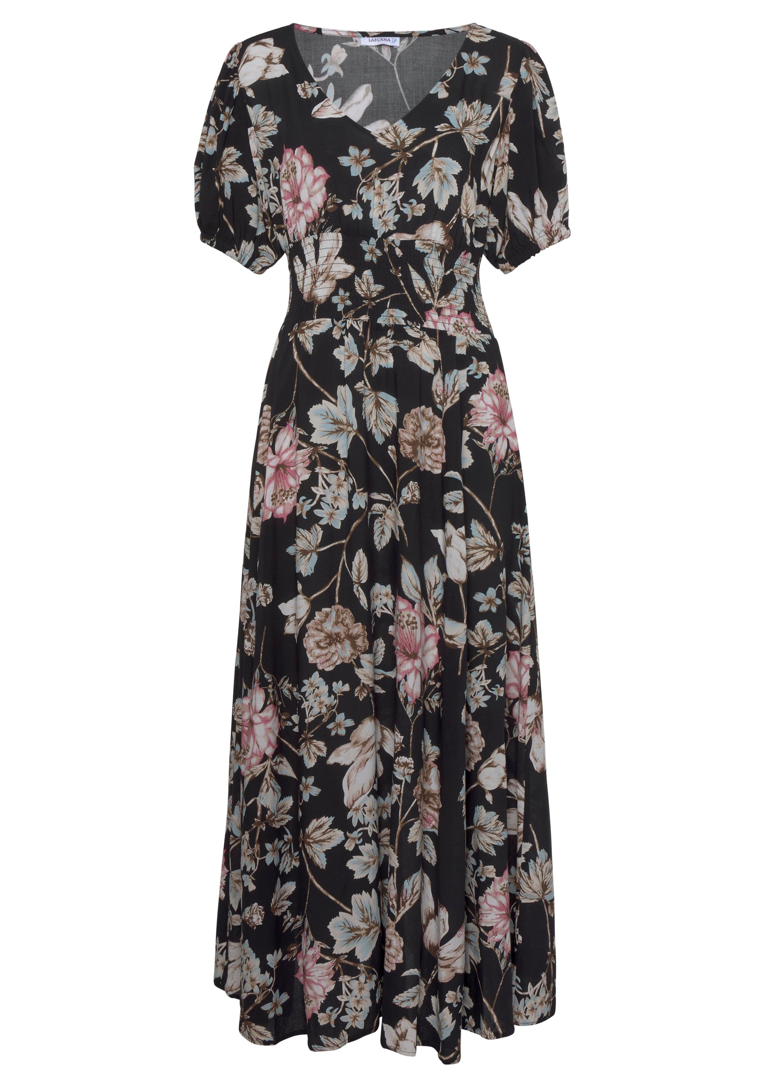 Lascana Maxi-jurk met bloemenprint