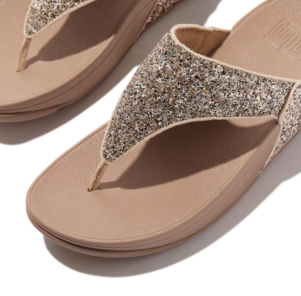 Fitflop Teenslippers LULU Badslipper, slides, sandaal met glitter
