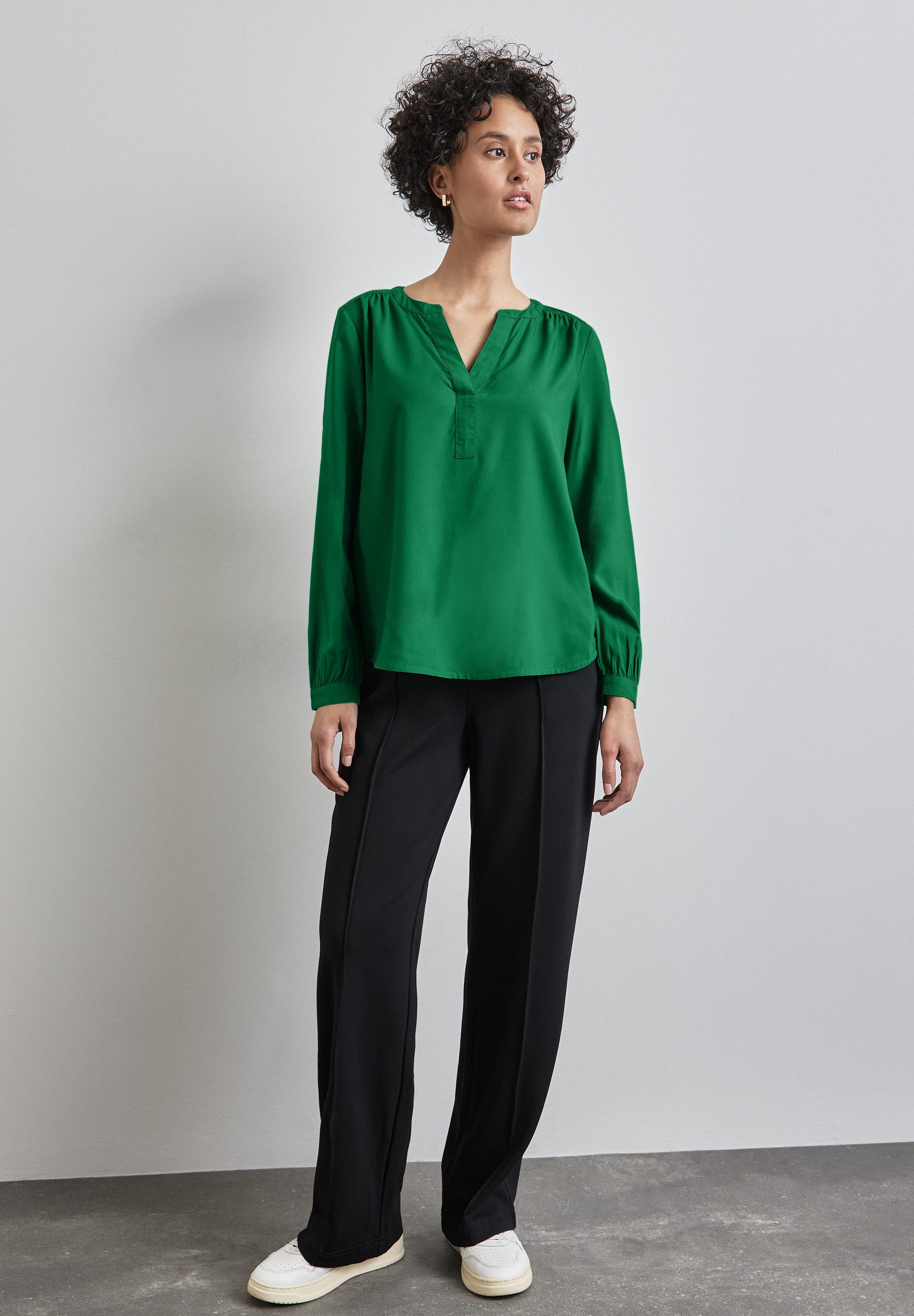 STREET ONE Blouse met lange mouwen in tuniekstijl