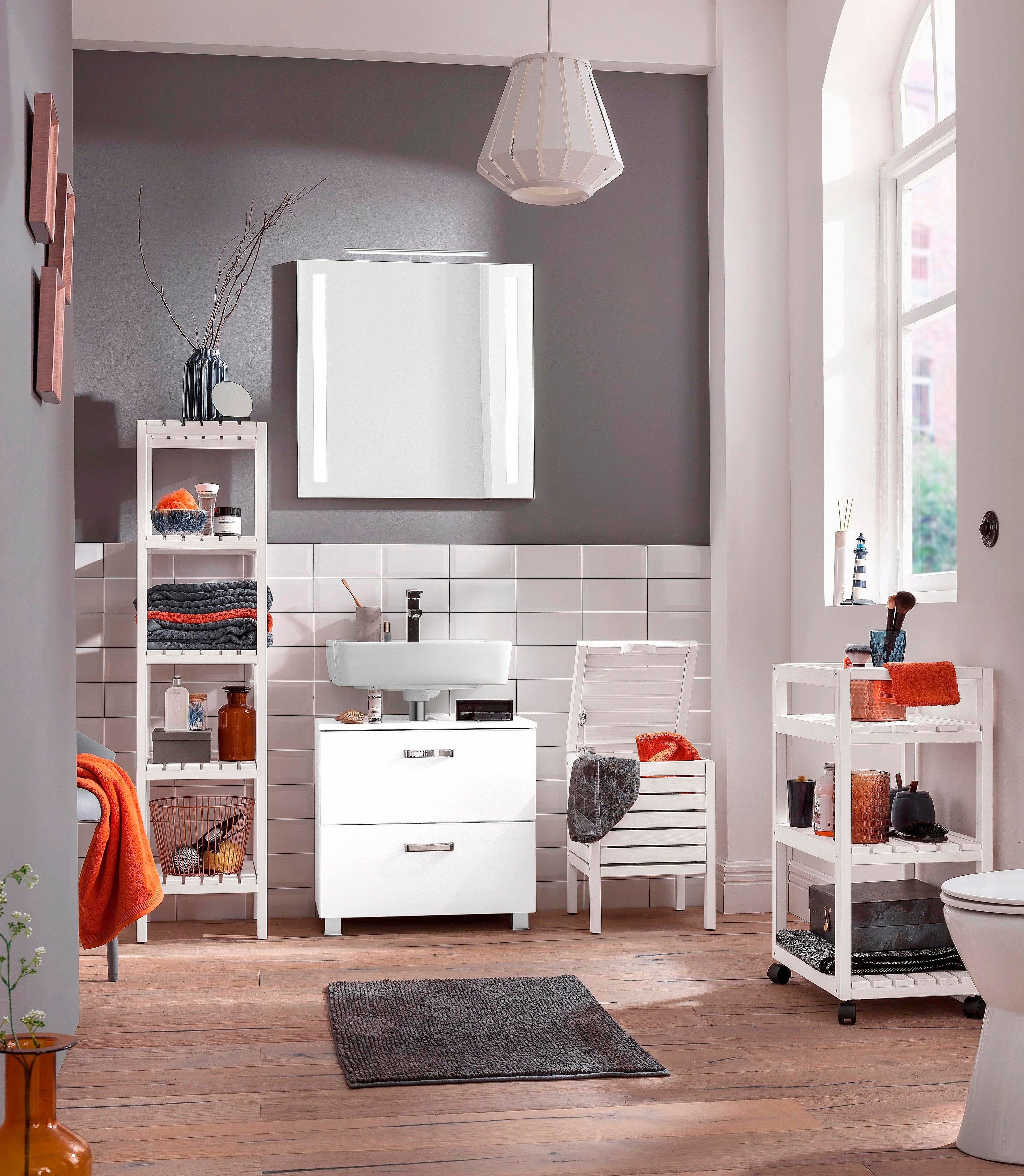 welltime Wastafelonderkast Ravenna Breedte 70 cm, deuren met demper