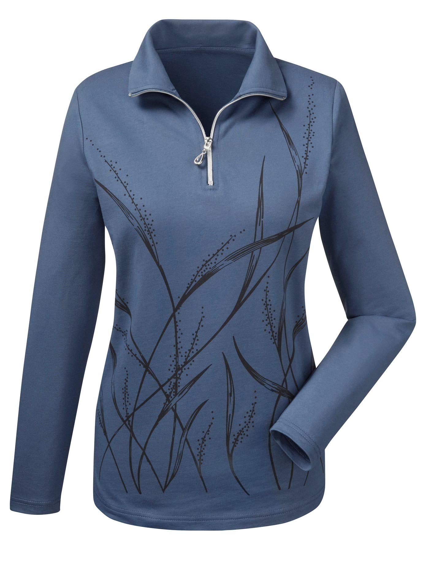 Classic Basics Poloshirt met lange mouwen Wintershirt (1-delig)