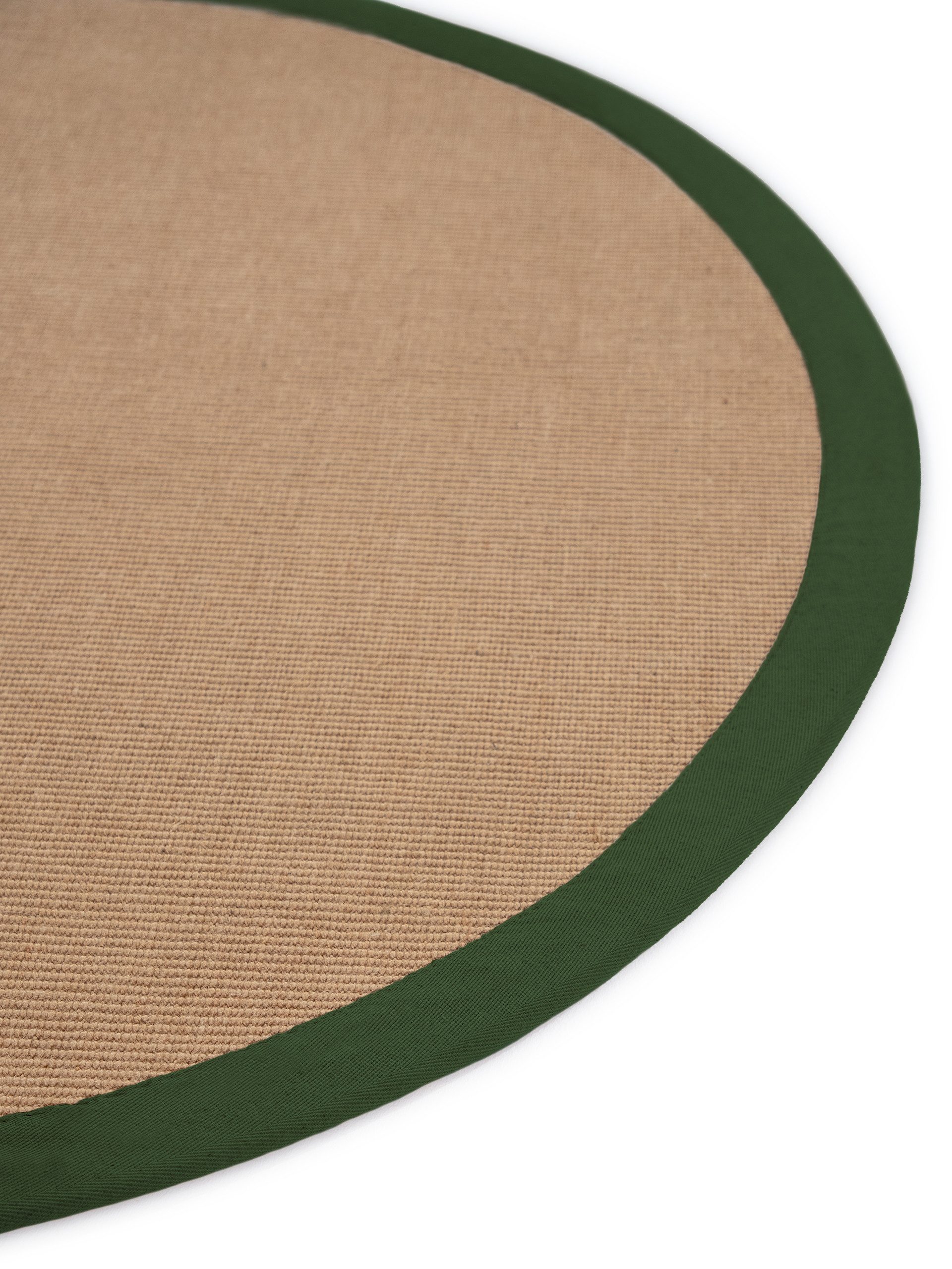 carpetfine Sisalkleed Sisal met gekleurd randdessin, antislip achterzijde
