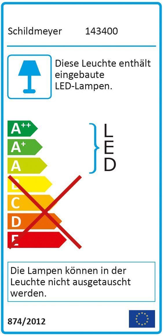Schildmeyer Spiegelkast Isola Breedte 60 cm, 2-deurs, ledverlichting, schakelaar-/stekkerdoos