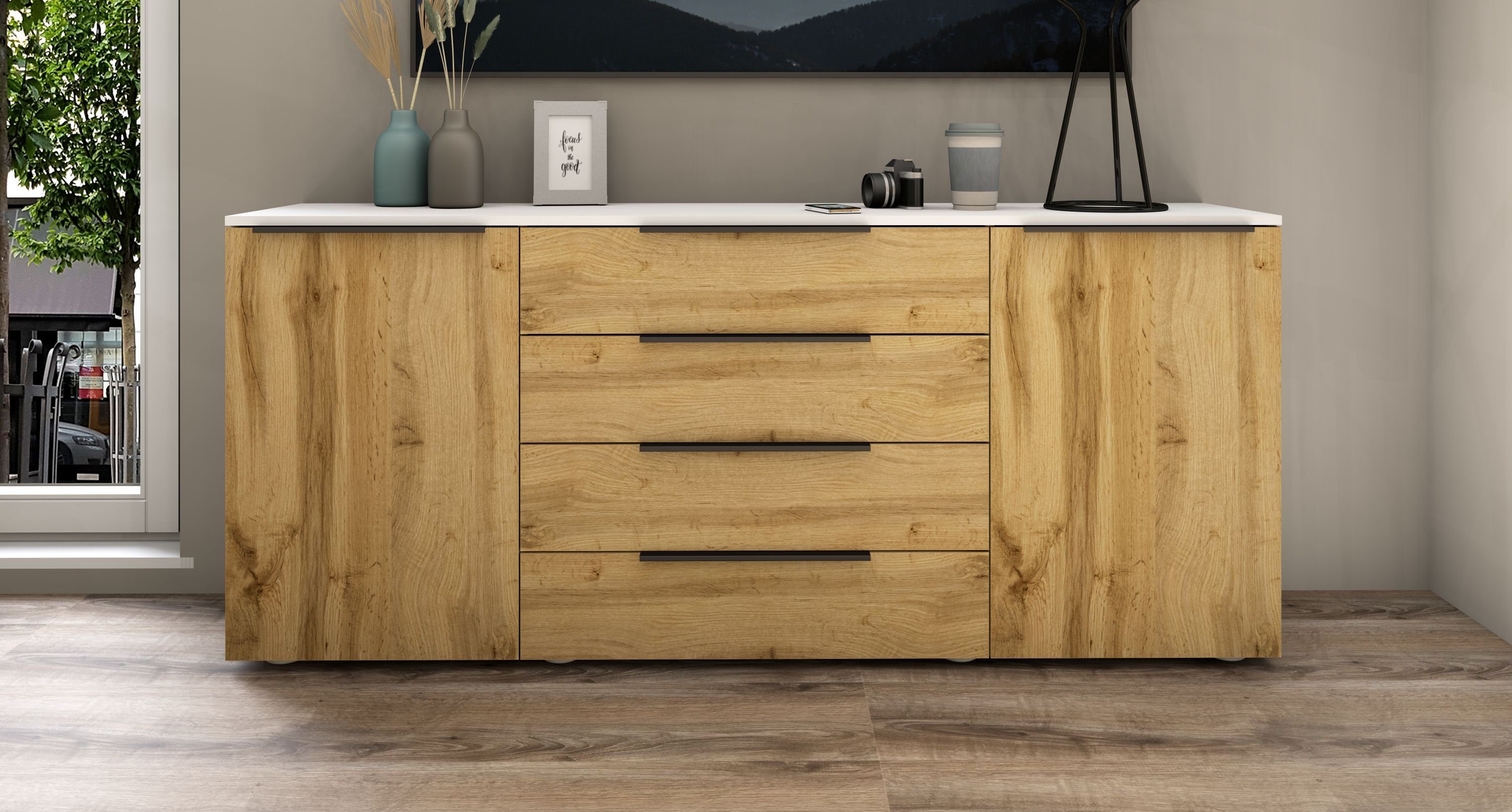 borchardt Möbel Dressoir Tom Breedte 166 cm
