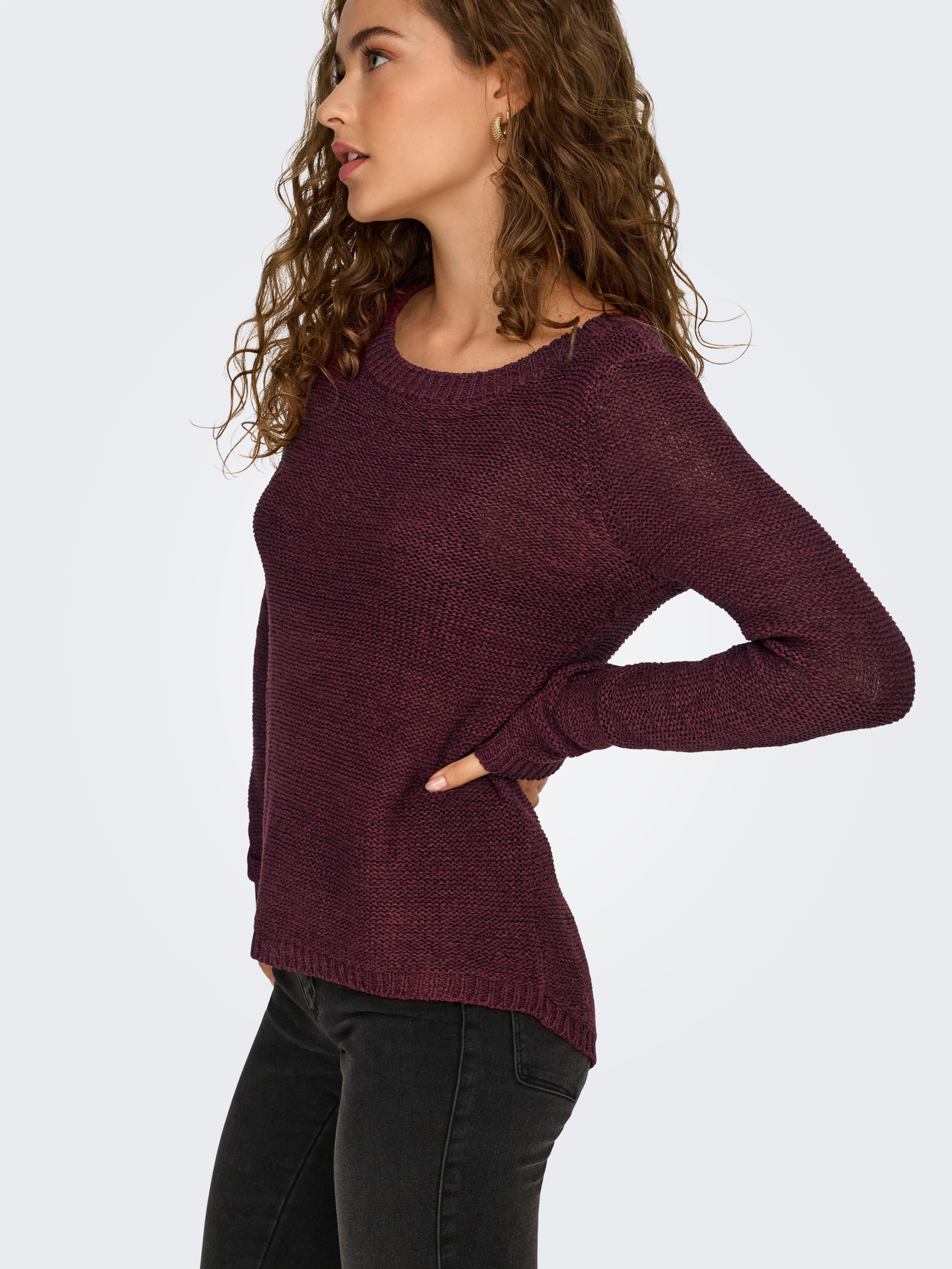 Only Gebreide trui ONLGEENA XO L/S PULLOVER KNT NOOS