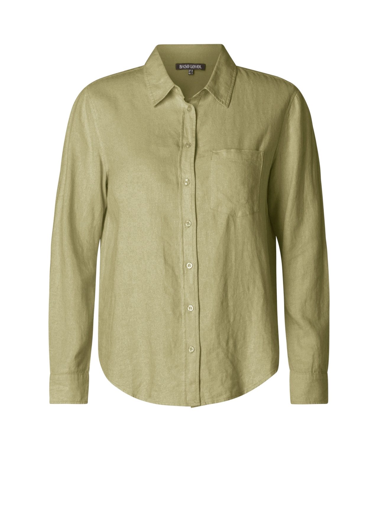 Base Level Curvy Blouse met lange mouwen Yaella