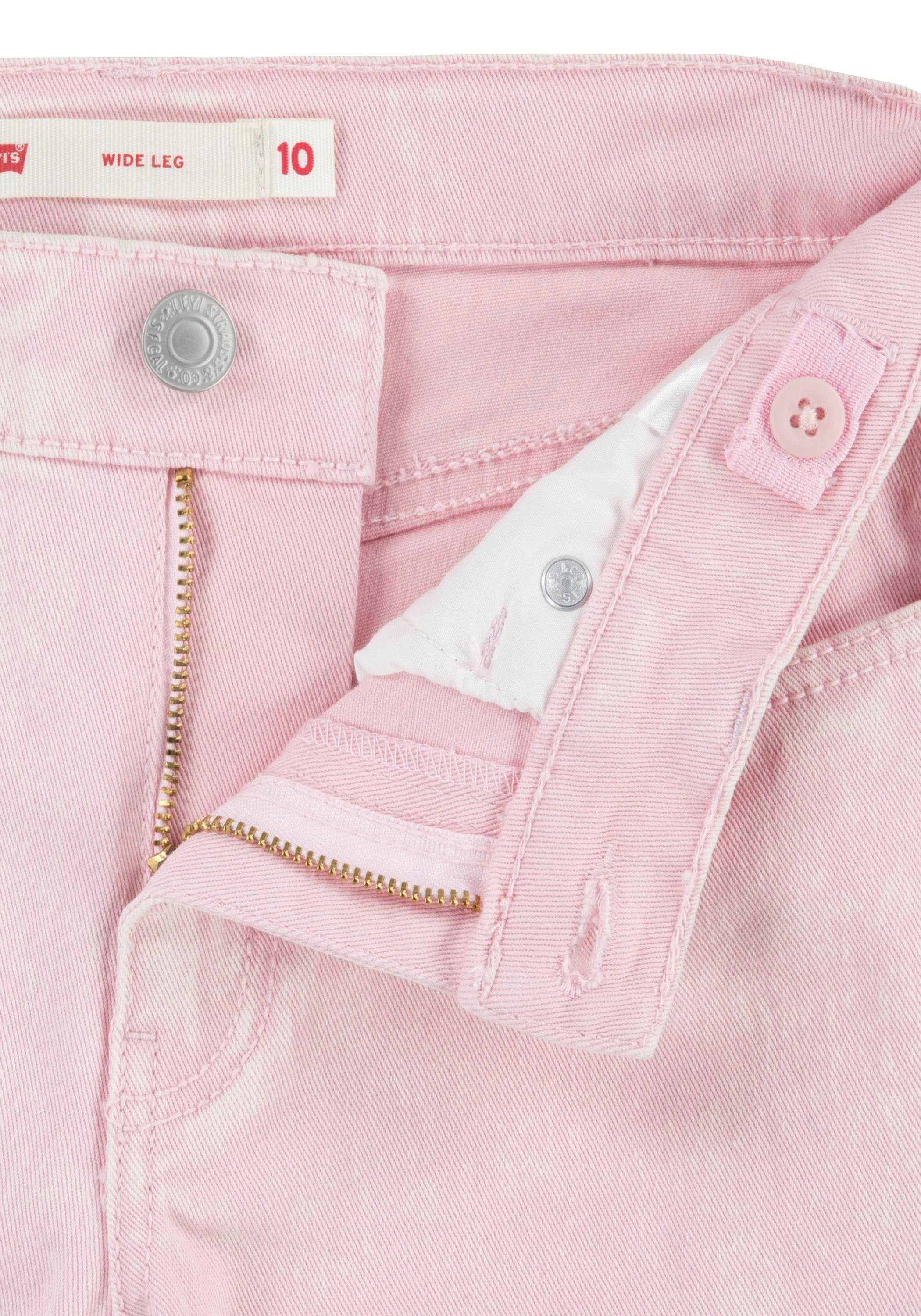 Levi's Kidswear 5-pocket jeans STRETCH TWILL WIDE LEG voor meisjes, met wijde pijpen