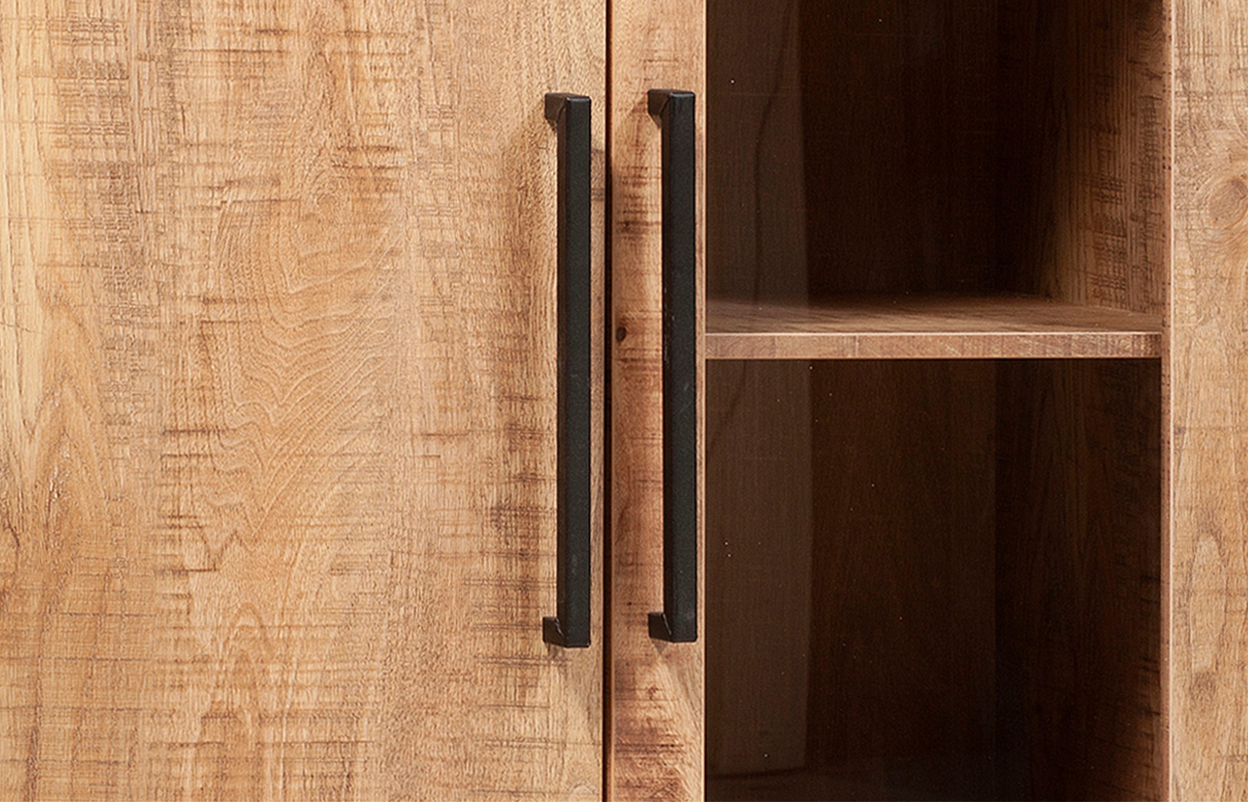 OMG Design Vitrinekast Carriba woonkamer kast Hoogte 190 cm, met soft-close