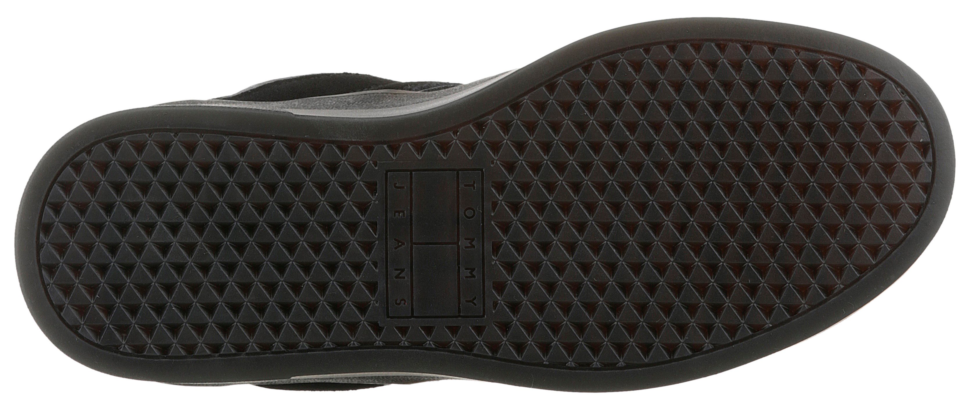 TOMMY JEANS Plateausneakers THE GREENWICH FLATFORM ELEVATED veterschoenen, vrijetijdsschoen, lage schoen met logo-applicatie